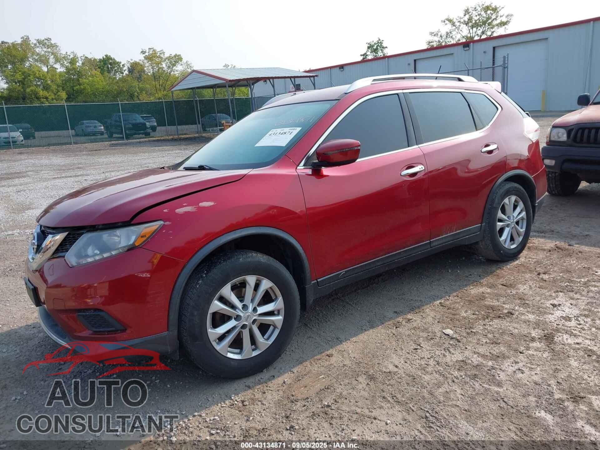NISSAN ROGUE 2016 - KNMAT2MV7GP611724