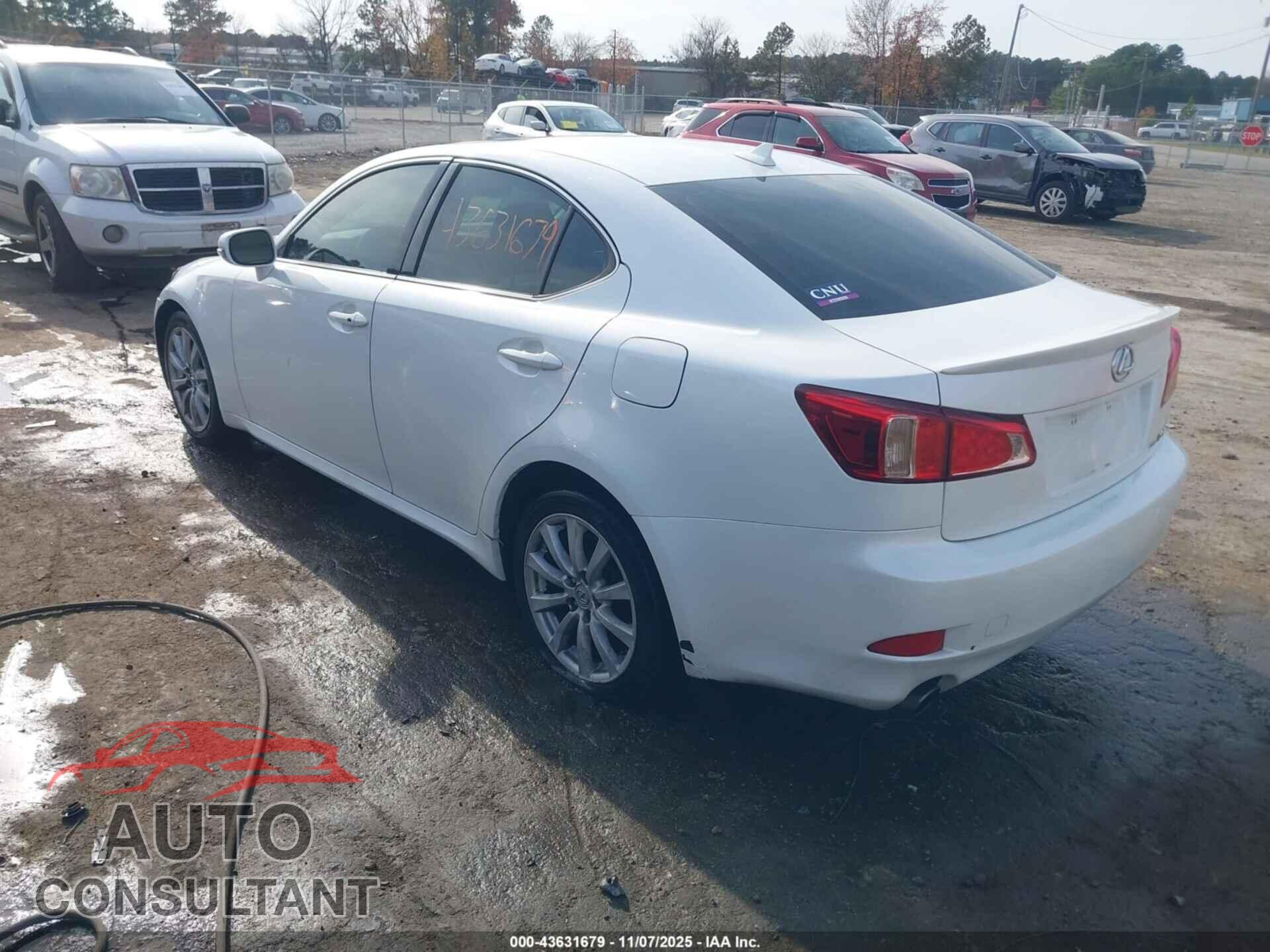LEXUS IS 250 2012 - JTHCF5C26C5052969