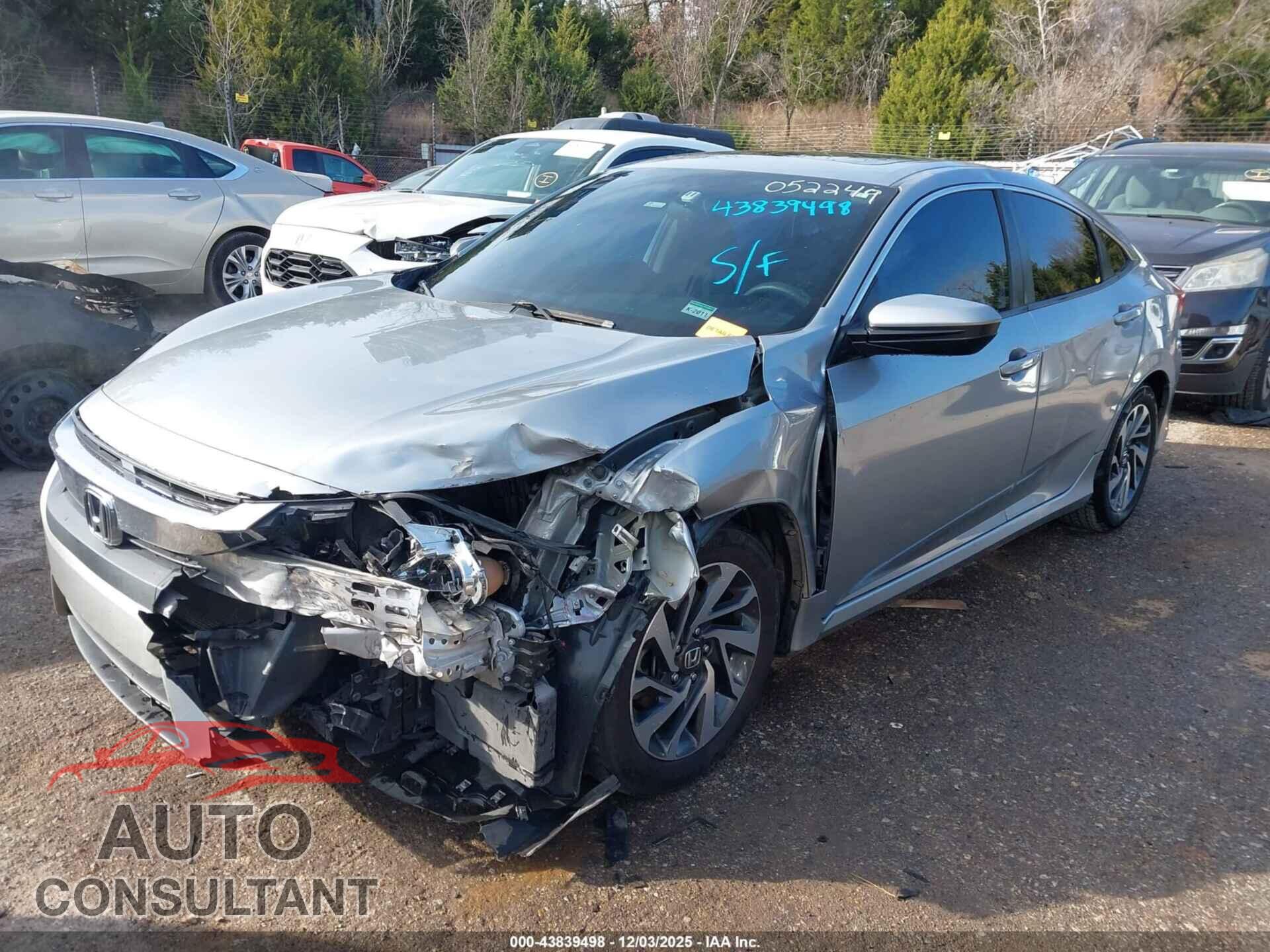 HONDA CIVIC 2017 - 19XFC2F74HE052249