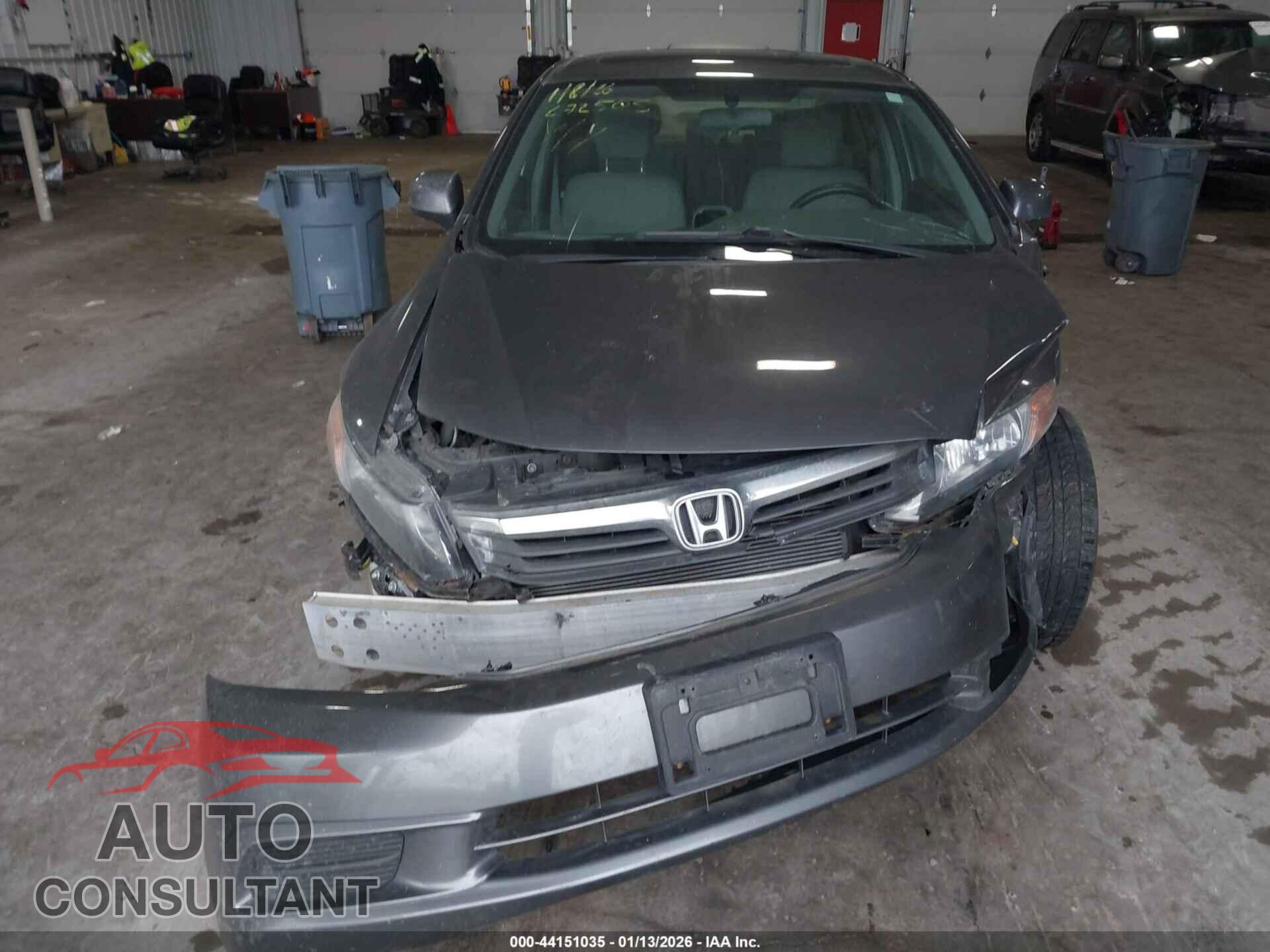 HONDA CIVIC 2012 - 2HGFB2F83CH601255