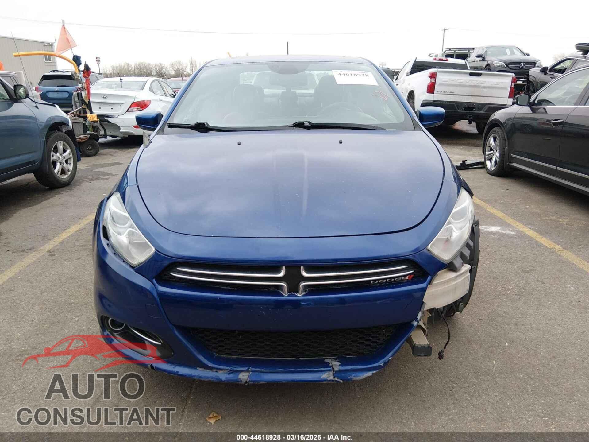 DODGE DART 2013 - 1C3CDFCH2DD184303