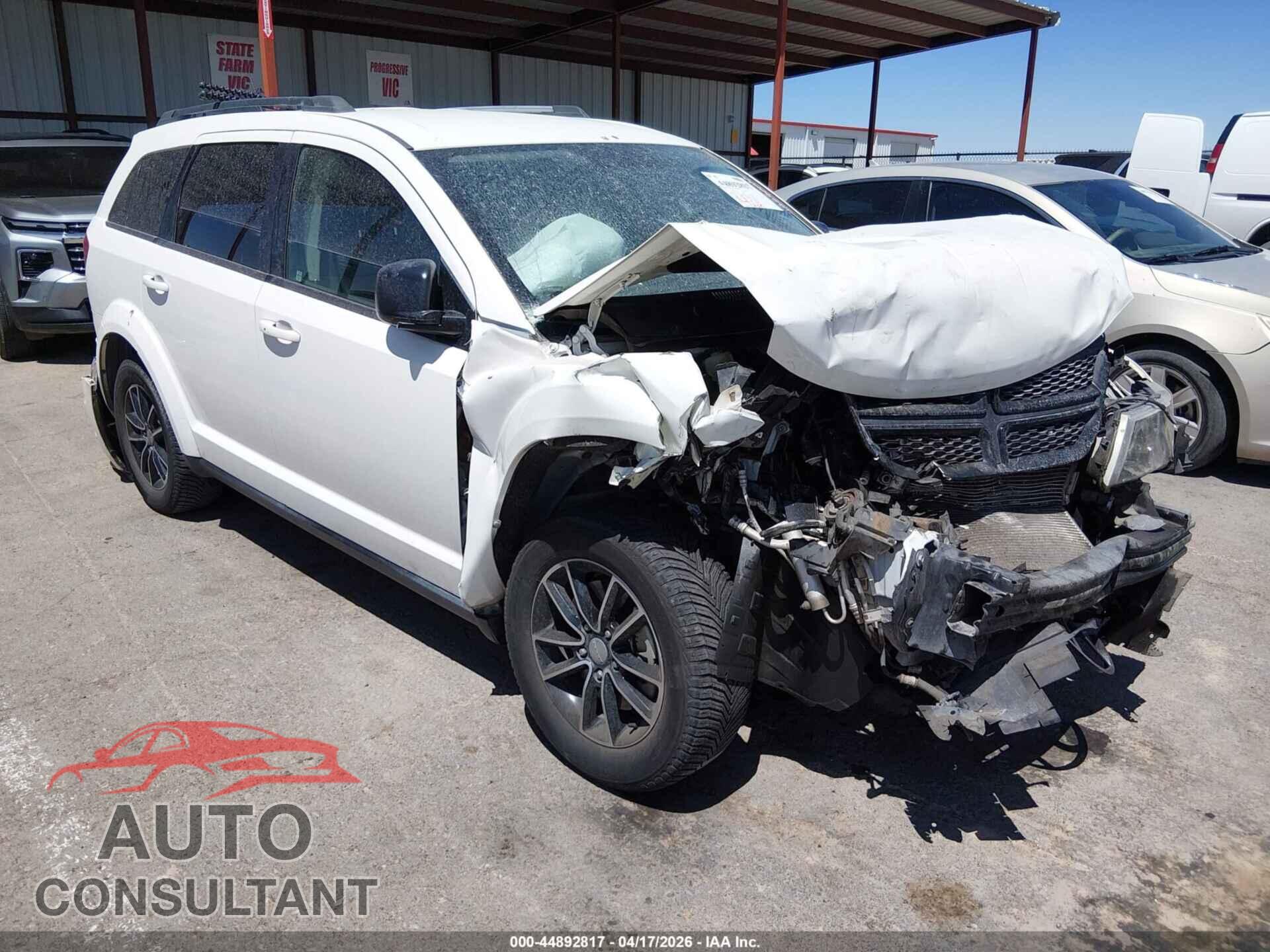 DODGE JOURNEY 2017 - 3C4PDCAB9HT600003