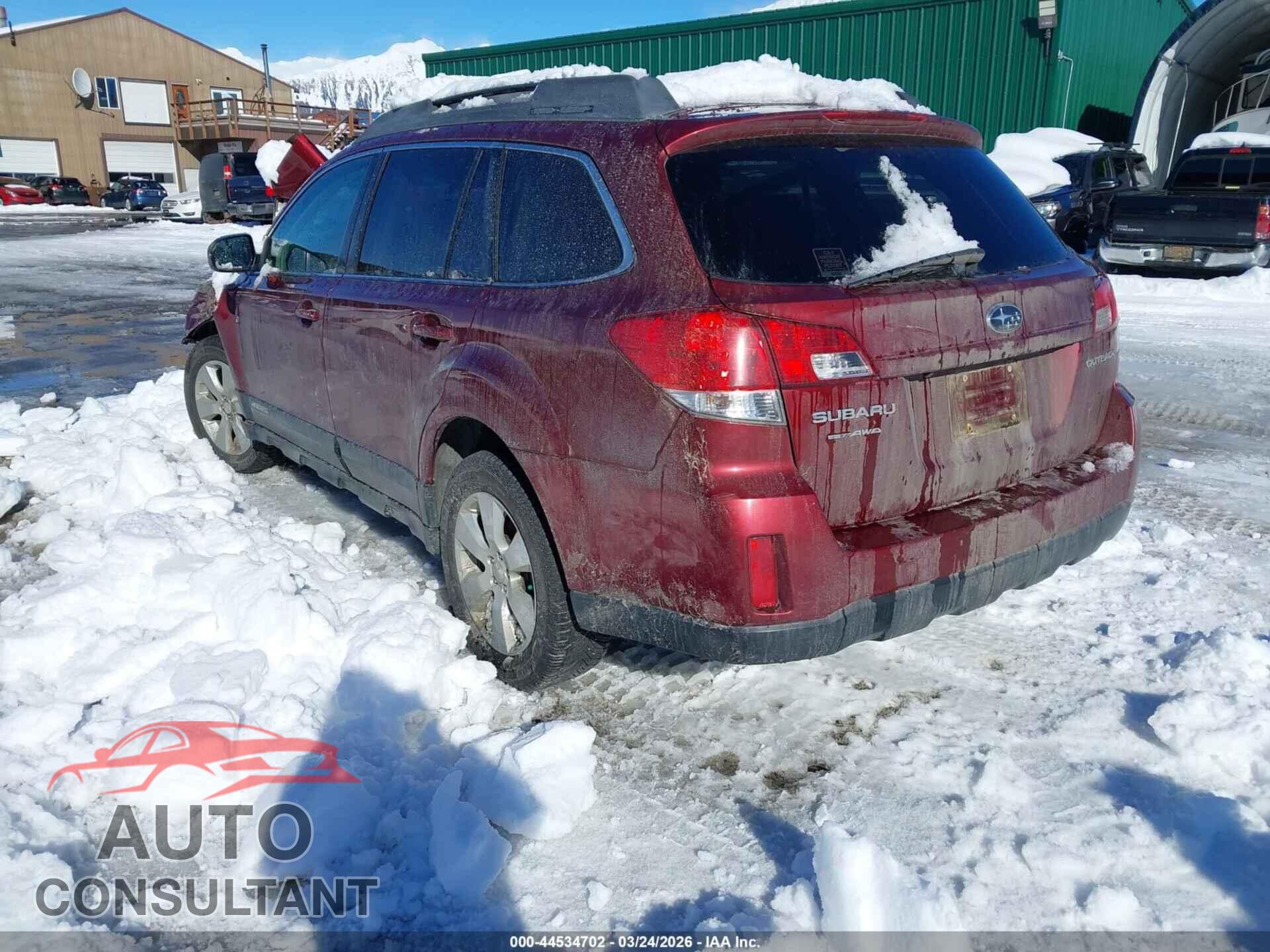 SUBARU OUTBACK 2011 - 4S4BRBKC3B3339138
