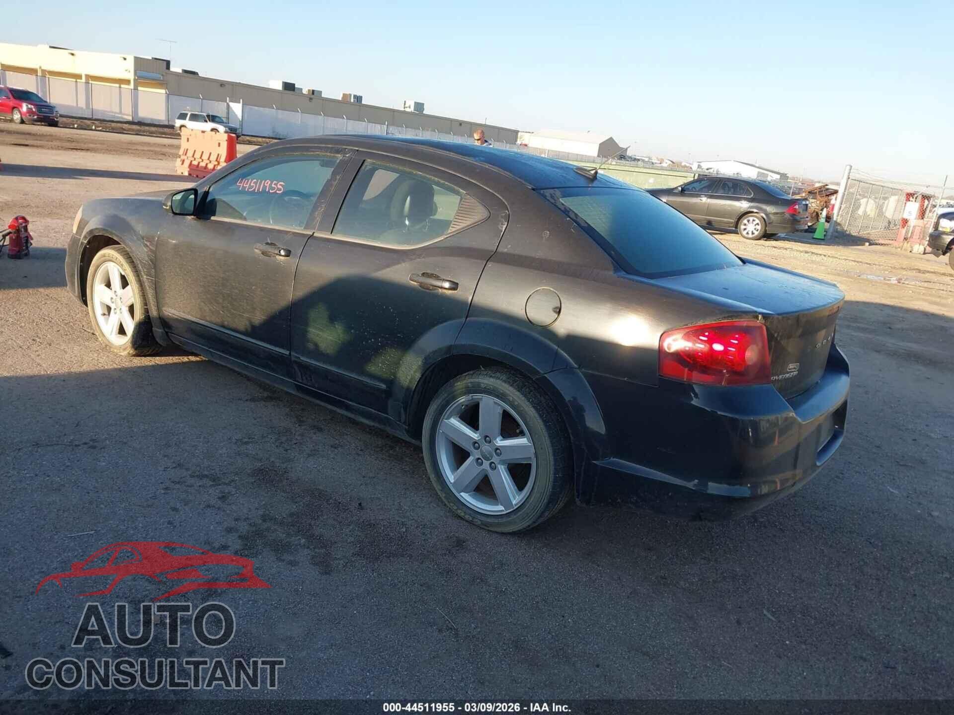 DODGE AVENGER 2013 - 1C3CDZCB5DN663239