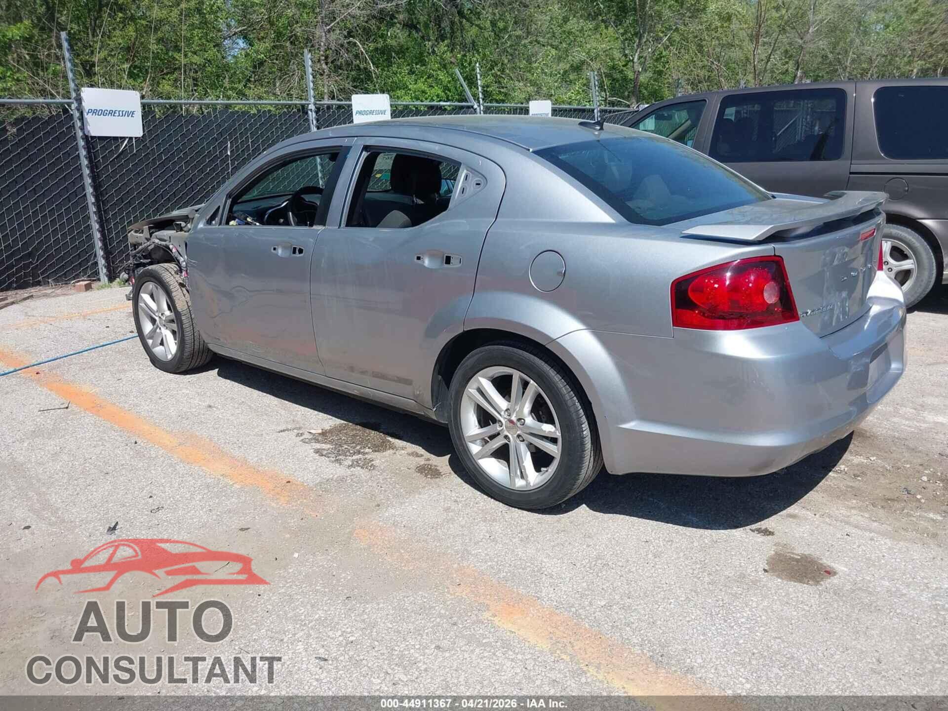DODGE AVENGER 2013 - 1C3CDZAG7DN604420