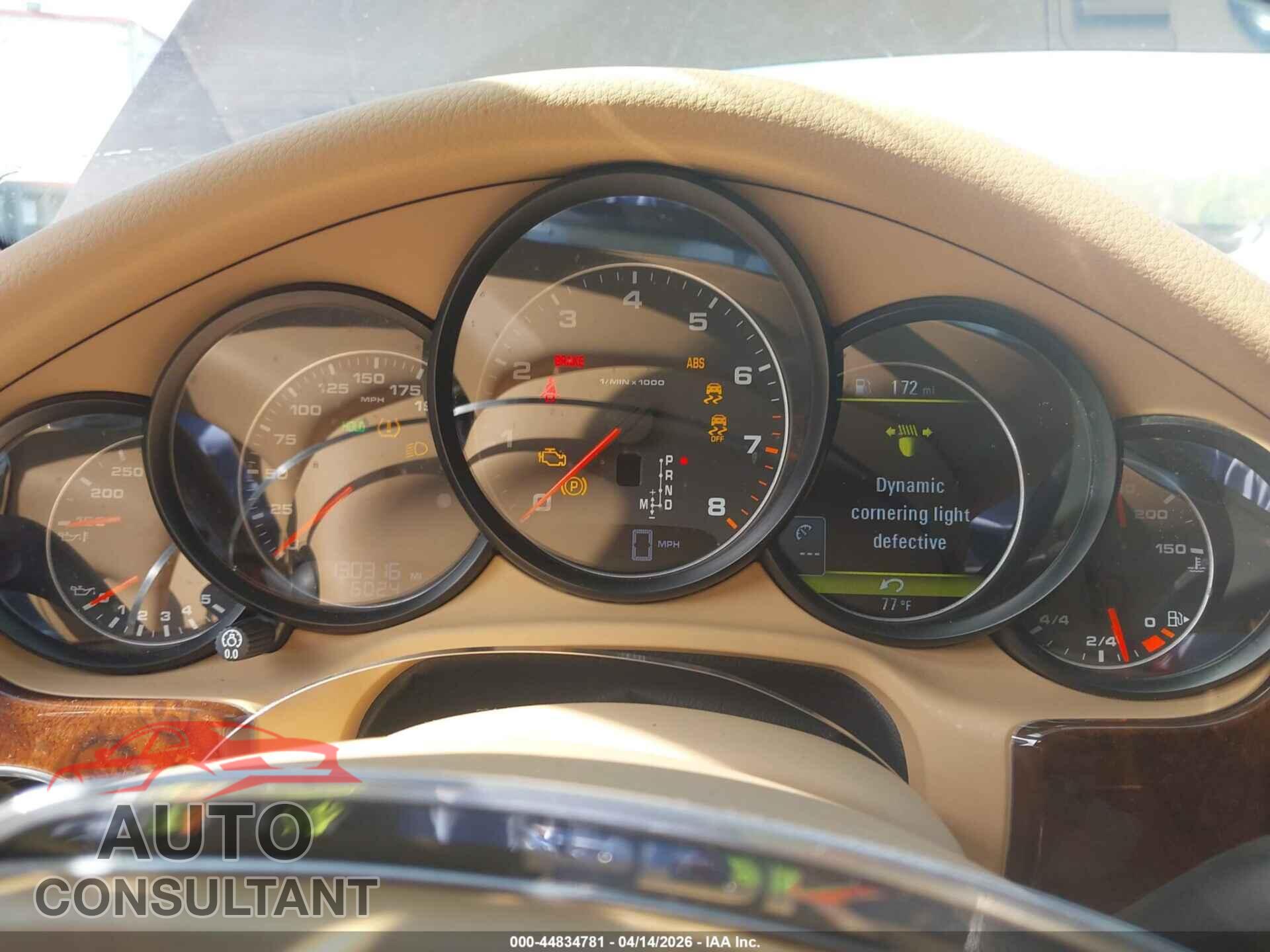 PORSCHE PANAMERA 2013 - WP0AA2A74DL016523