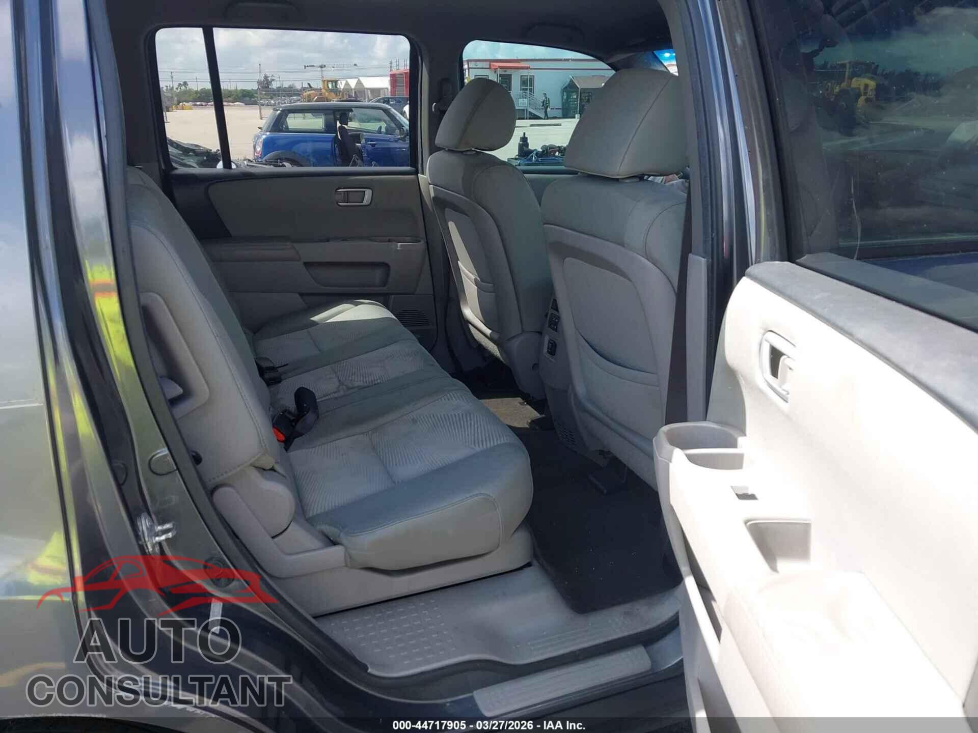 HONDA PILOT 2012 - 5FNYF3H20CB014673