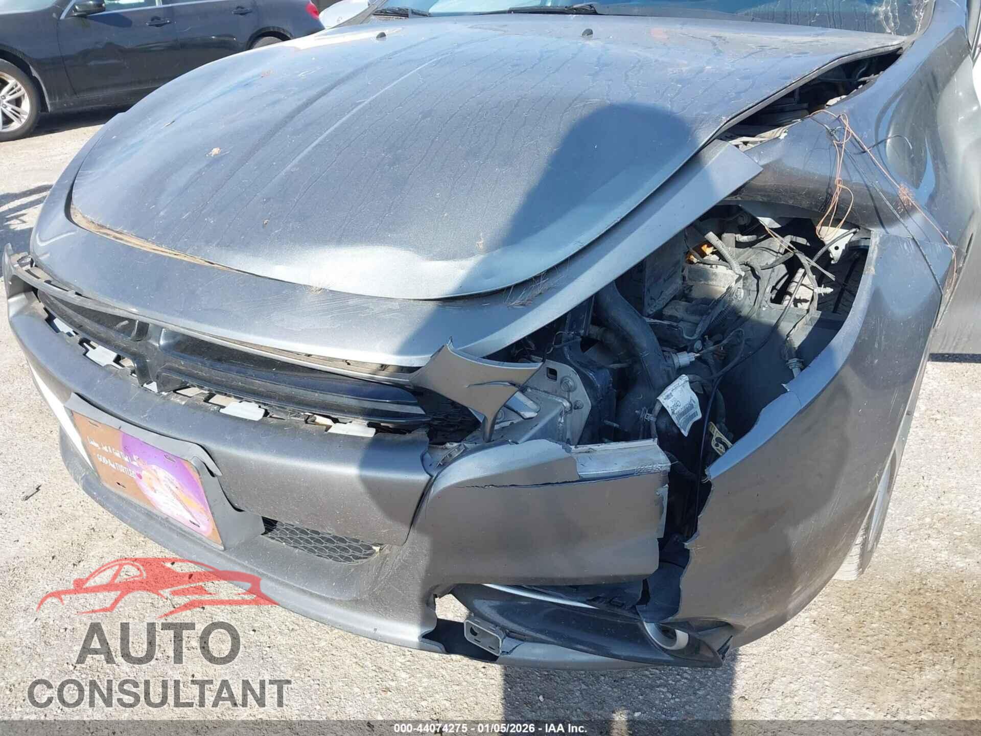 DODGE DART 2013 - 1C3CDFCA9DD346494