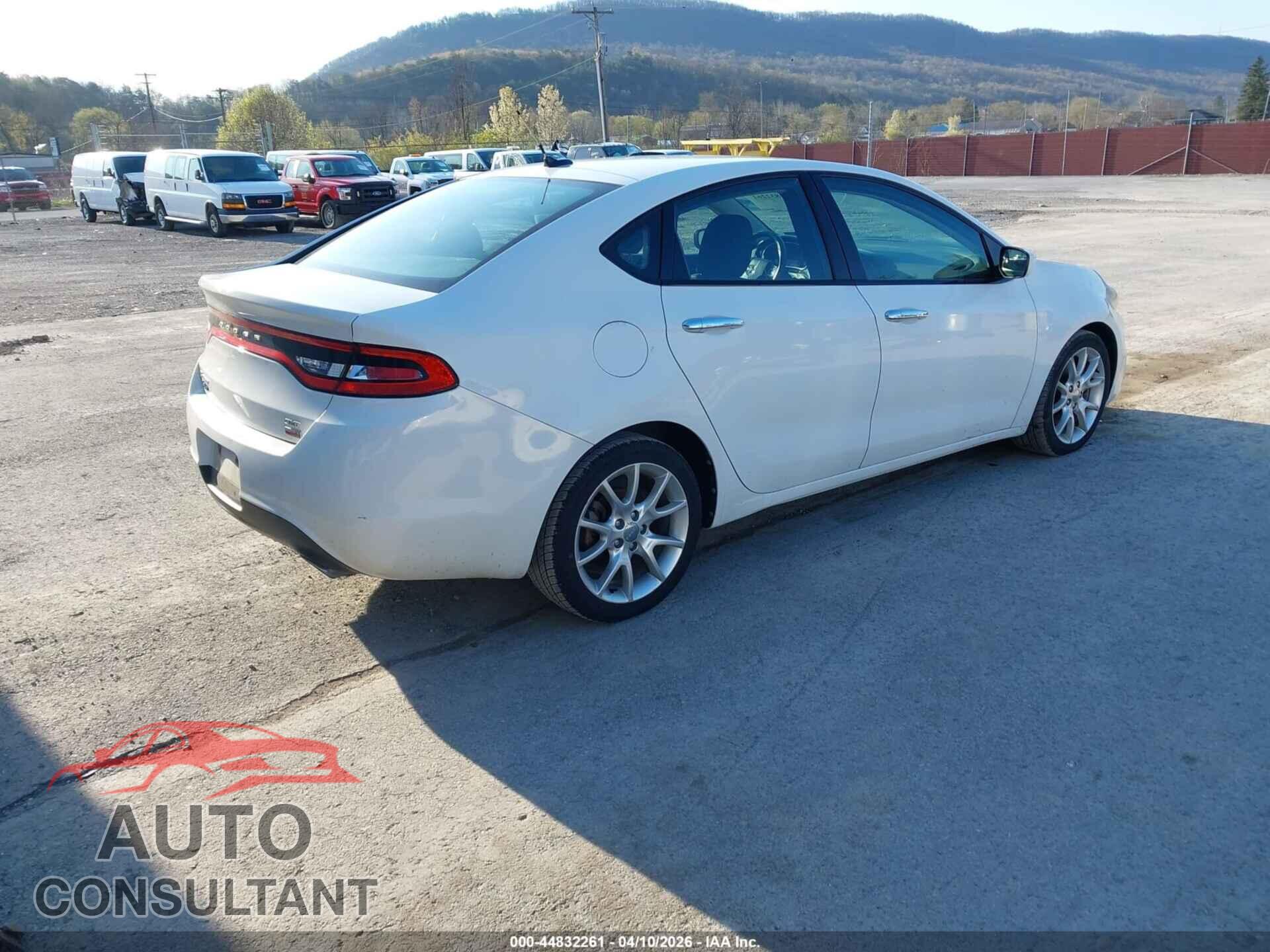 DODGE DART 2013 - 1C3CDFBH2DD155160
