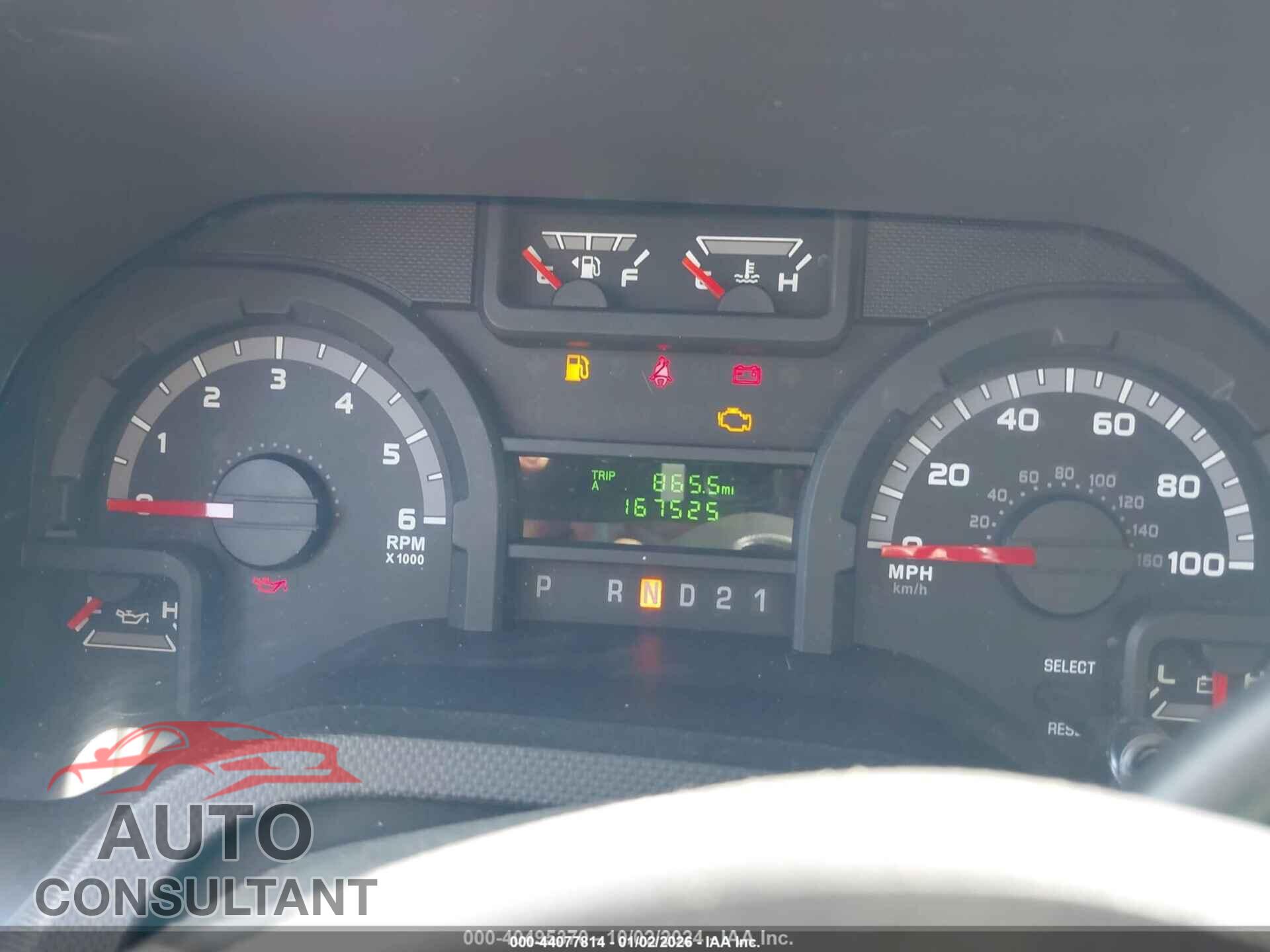 FORD E-150 2013 - 1FTNS1EW1DDA29427