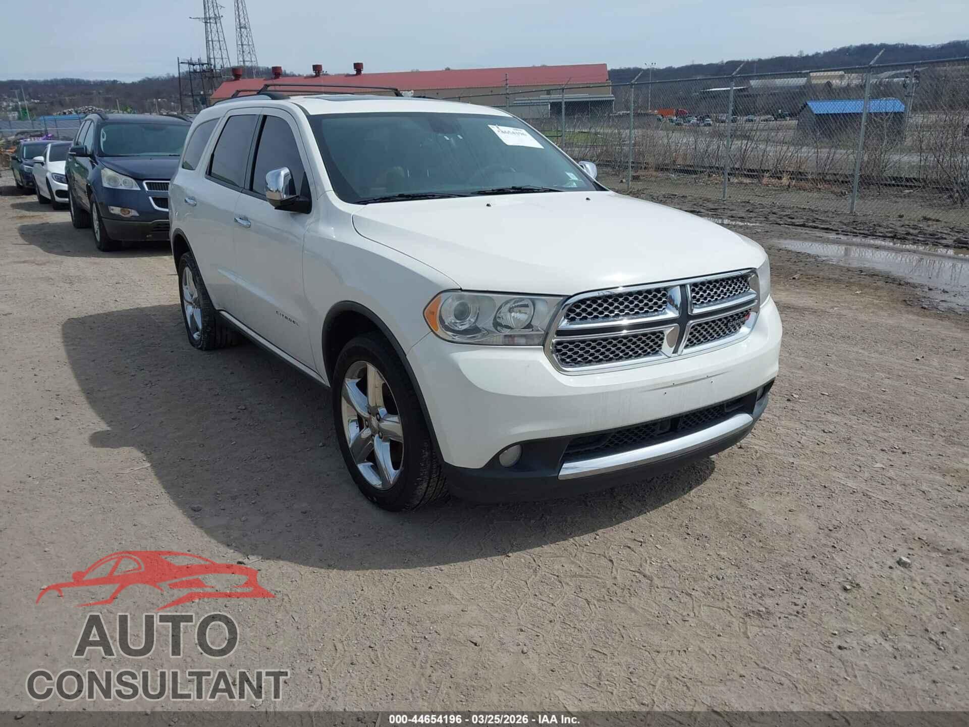 DODGE DURANGO 2012 - 1C4RDJEG8CC112796