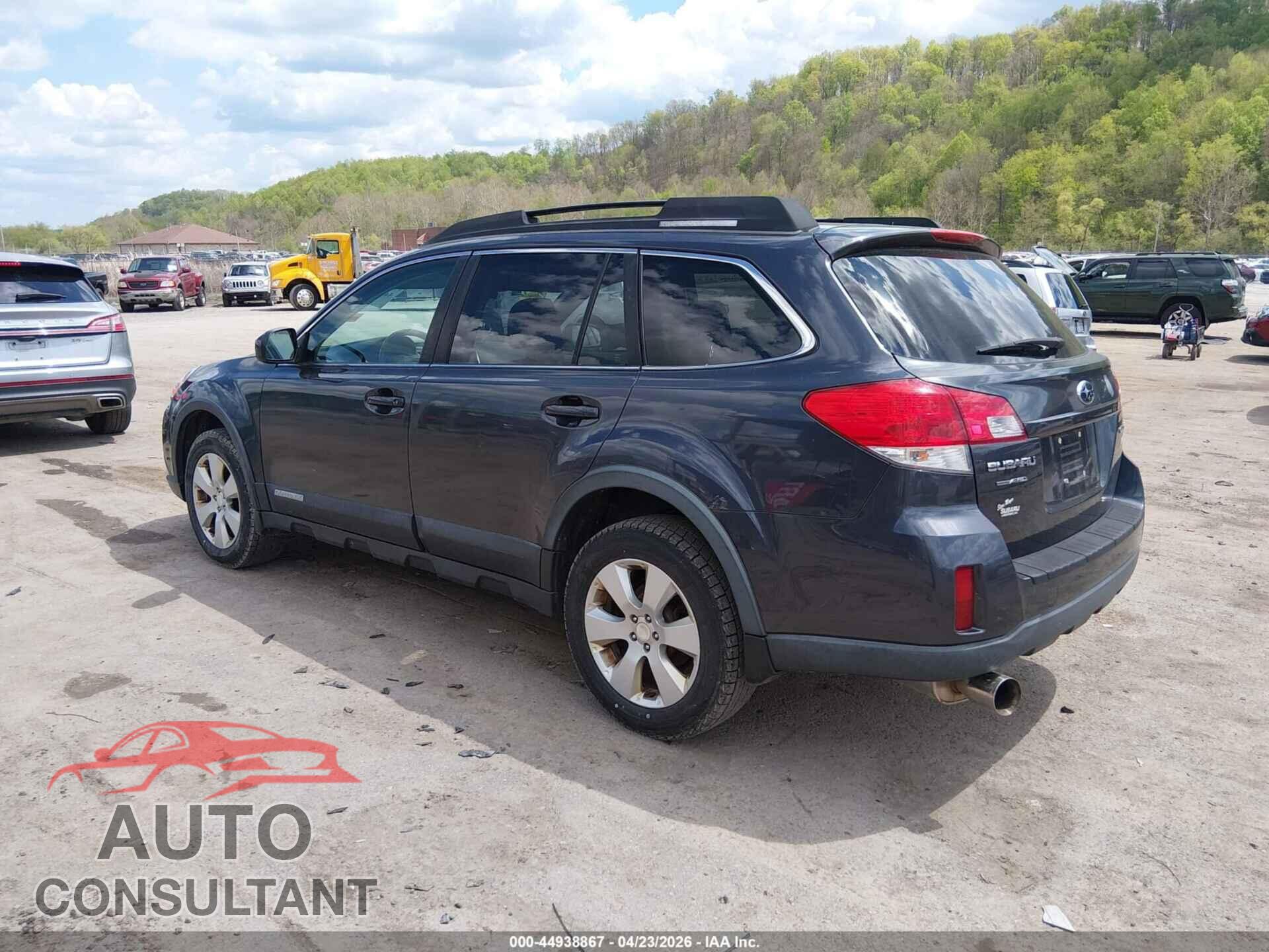 SUBARU OUTBACK 2011 - 4S4BRBCC3B3425838