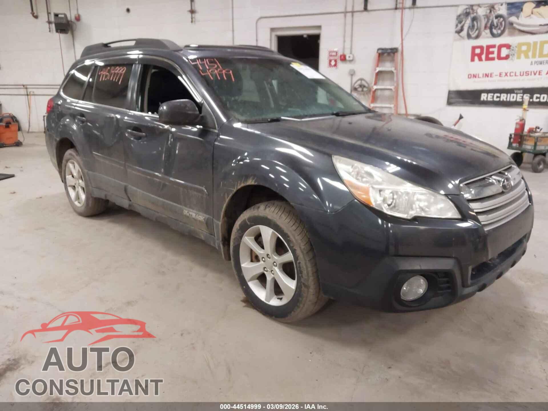 SUBARU OUTBACK 2013 - 4S4BRDPC6D2214261