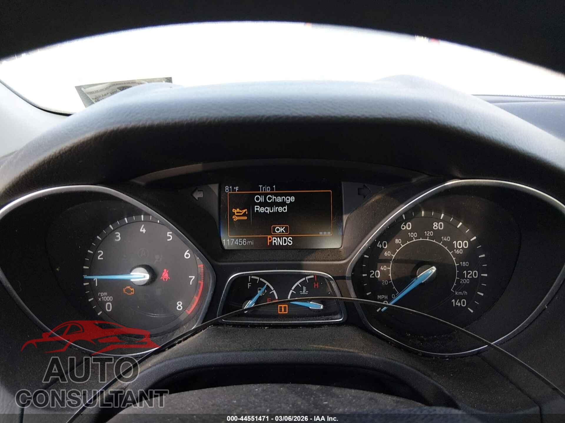 FORD FOCUS 2017 - 1FADP3H23HL236713