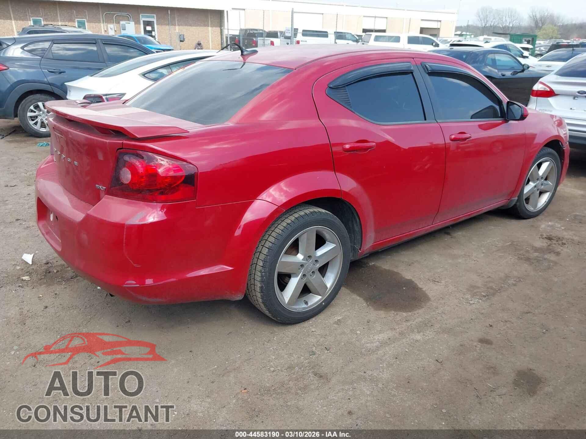 DODGE AVENGER 2013 - 1C3CDZCB8DN716001