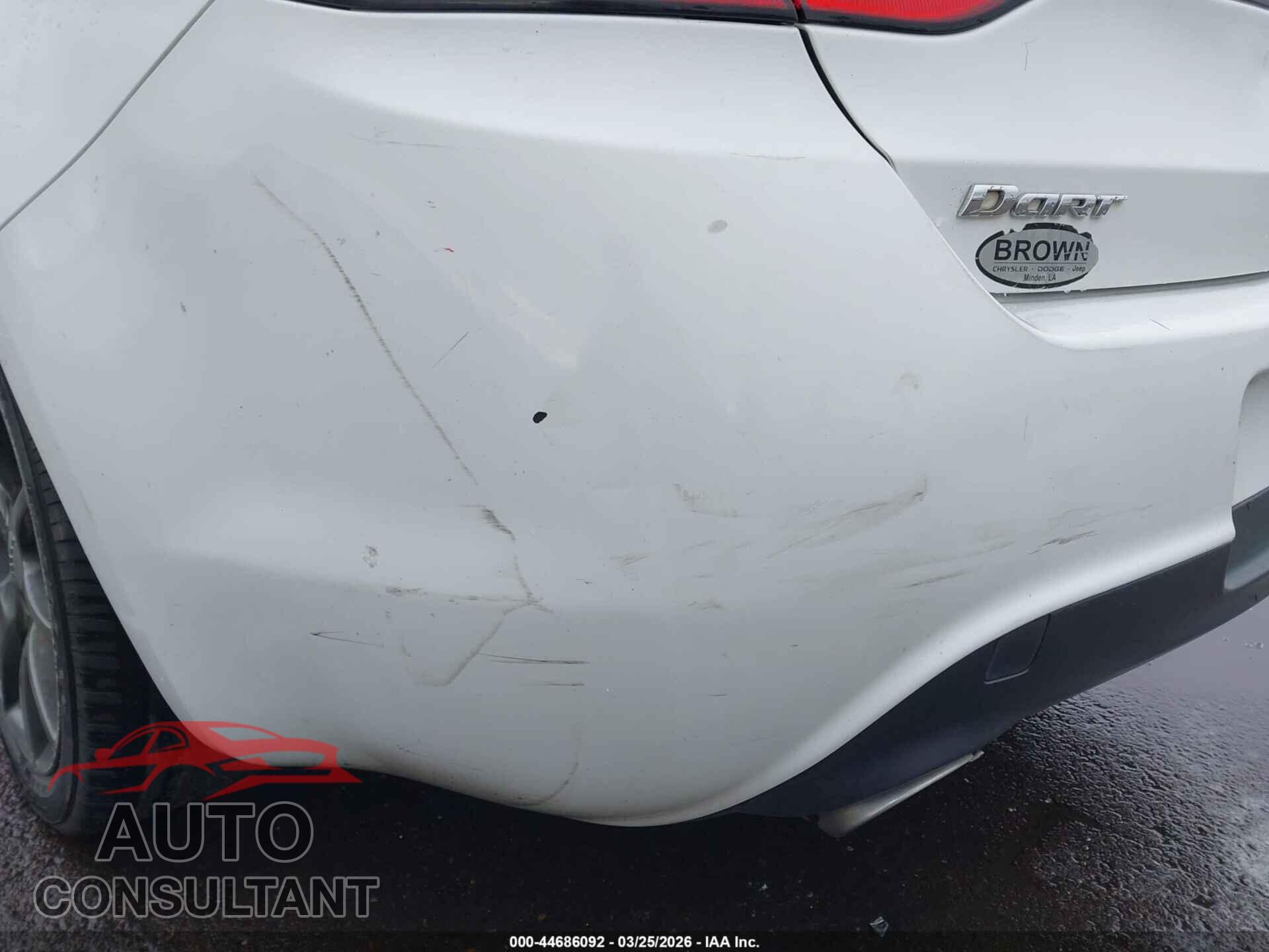 DODGE DART 2013 - 1C3CDFBA6DD329993