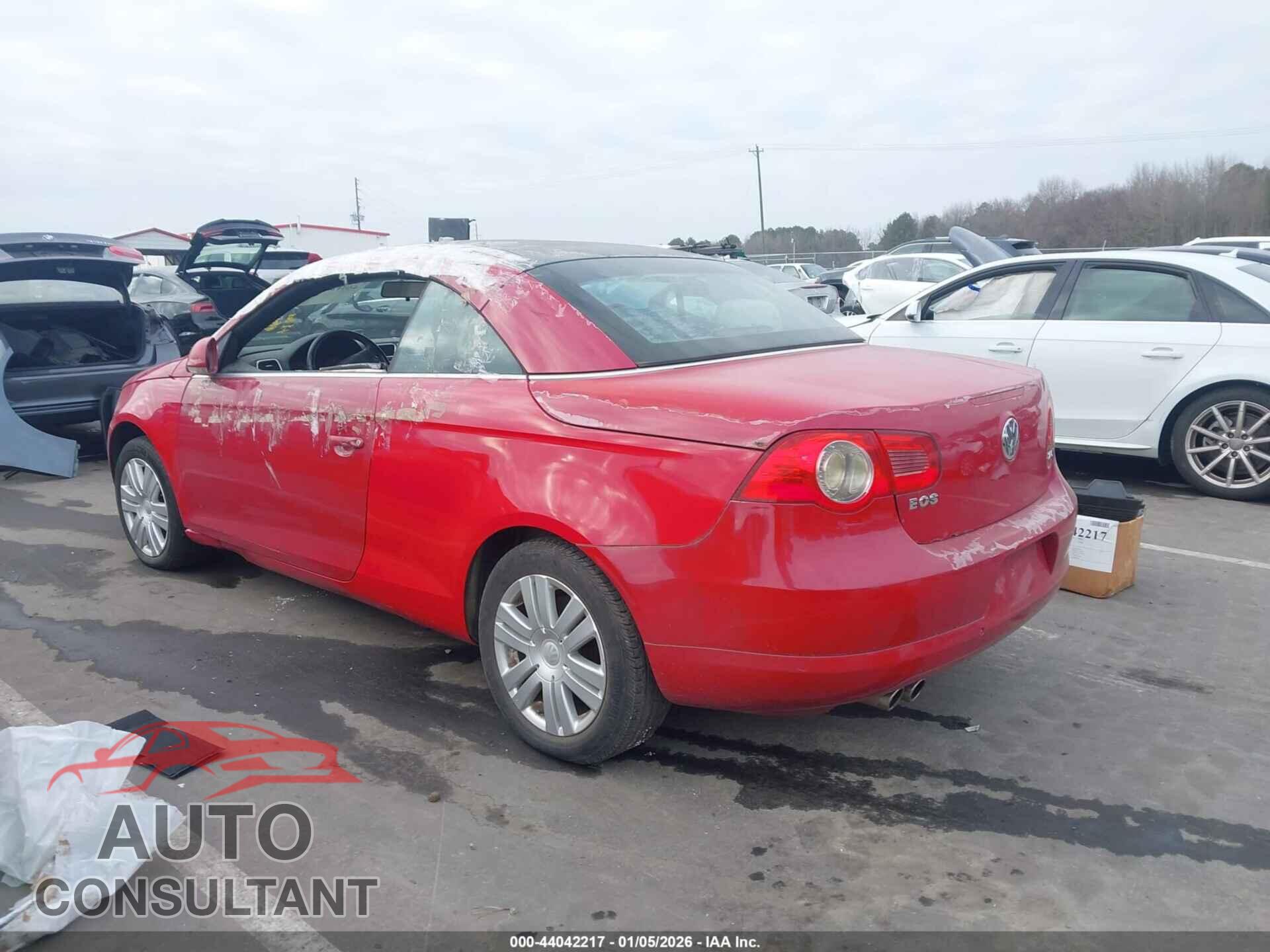 VOLKSWAGEN EOS 2009 - WVWBA71F89V015945