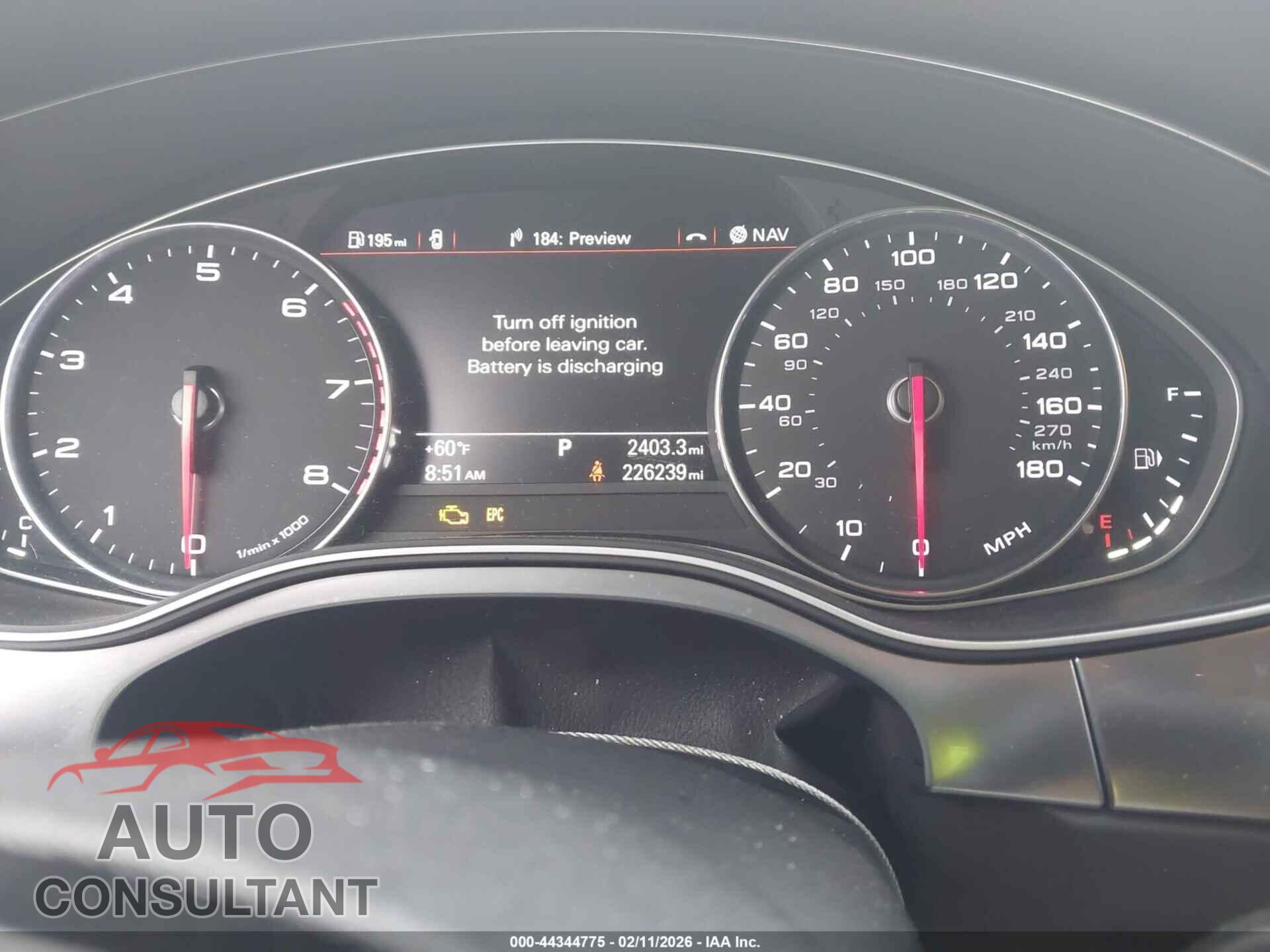 AUDI A6 2014 - WAUGFAFC8EN014014