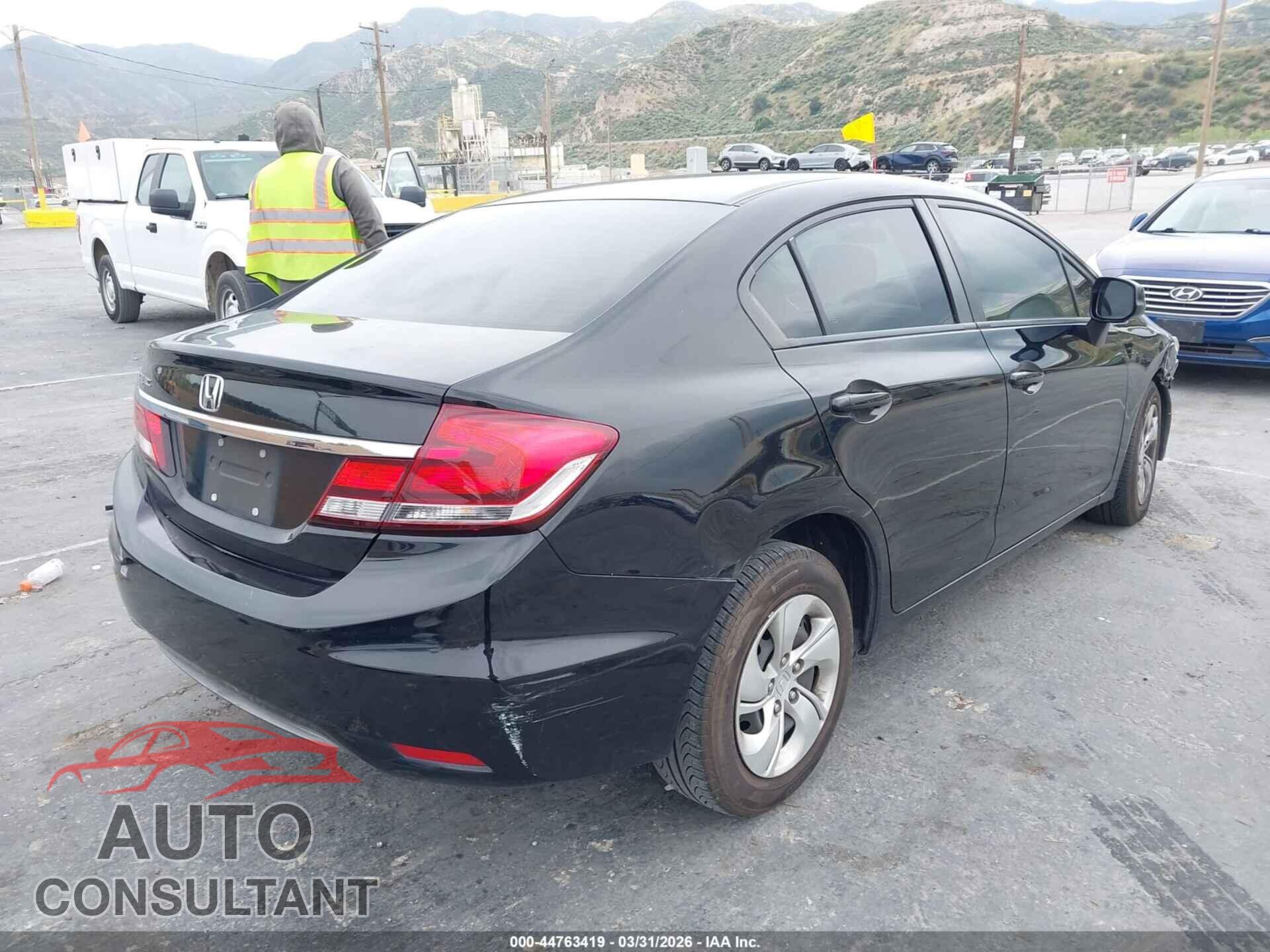 HONDA CIVIC 2013 - 19XFB2F53DE229286