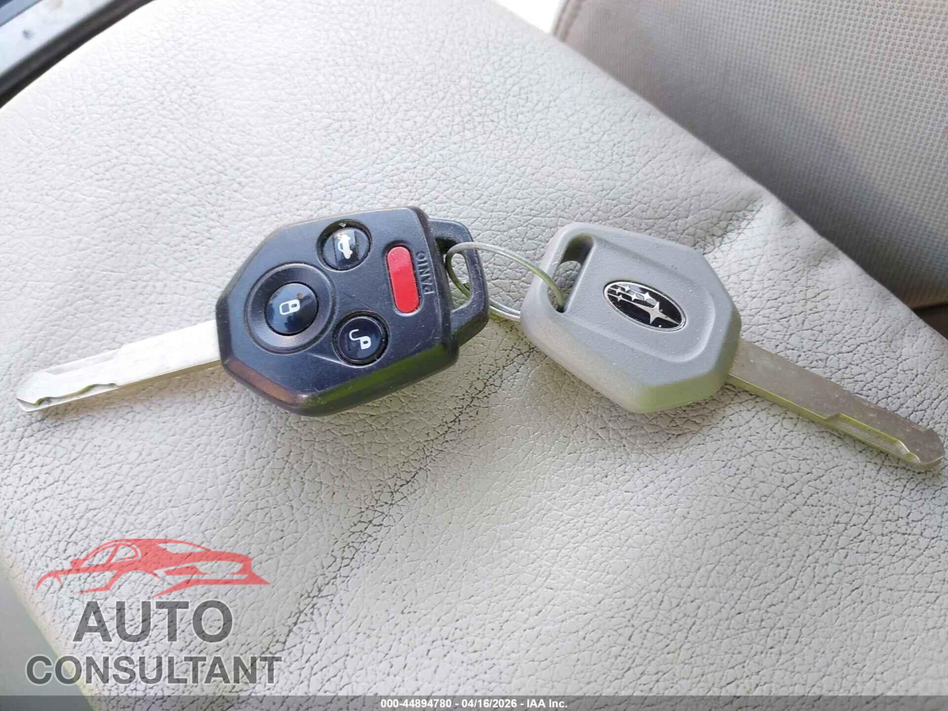 SUBARU LEGACY 2014 - 4S3BMBA61E3030870