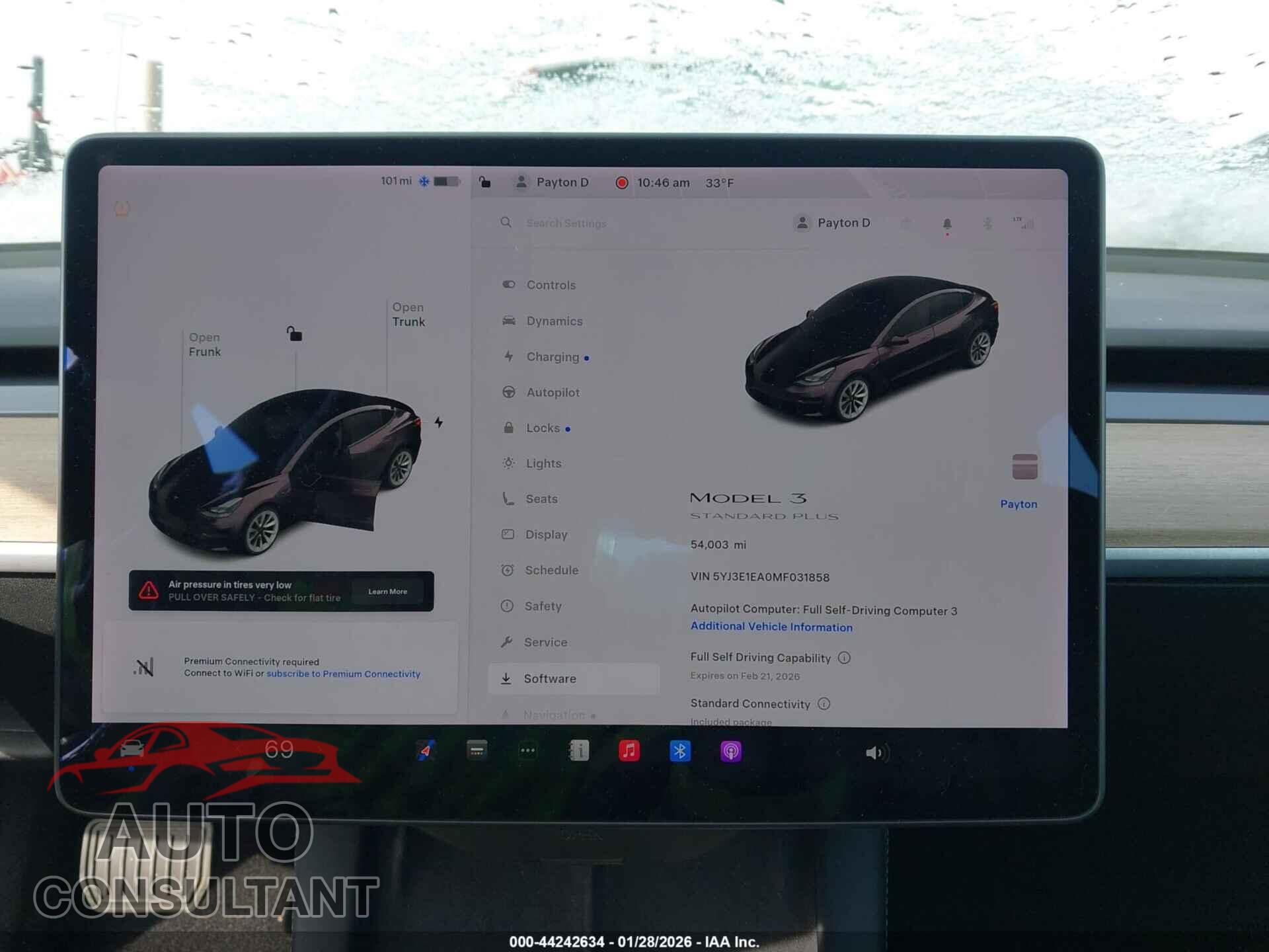 TESLA MODEL 3 2021 - 5YJ3E1EA0MF031858