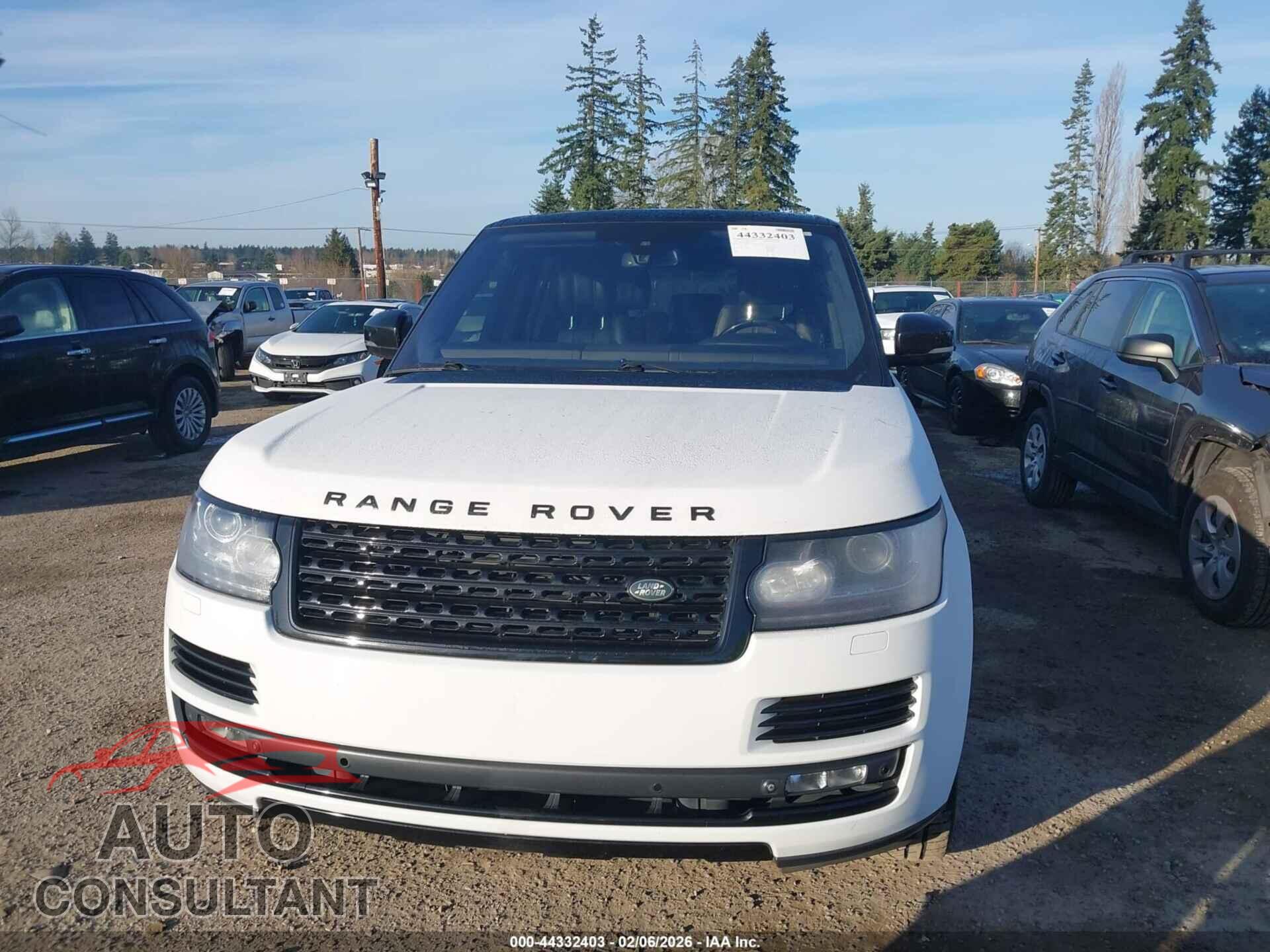 LAND ROVER RANGE ROVER 2015 - SALGS2TFXFA213537