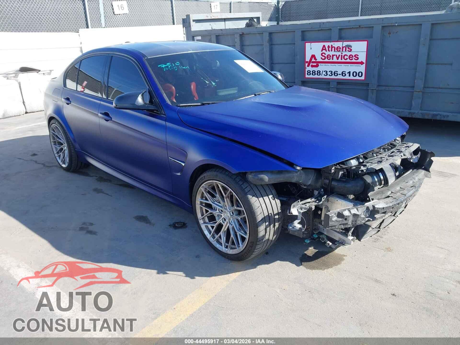BMW M3 2018 - WBS8M9C54J5J78218