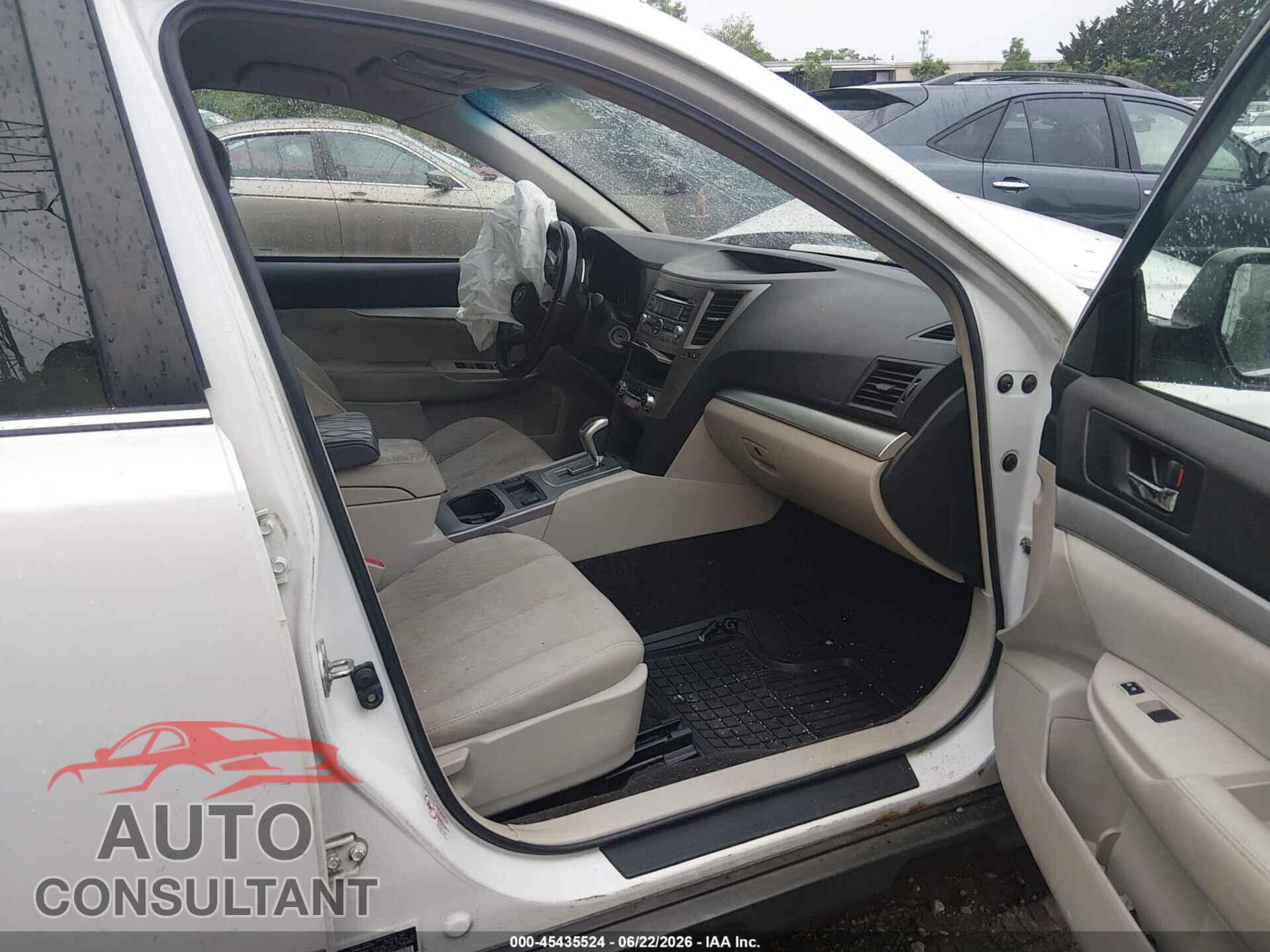 SUBARU OUTBACK 2011 - 4S4BRBCC2B3429248