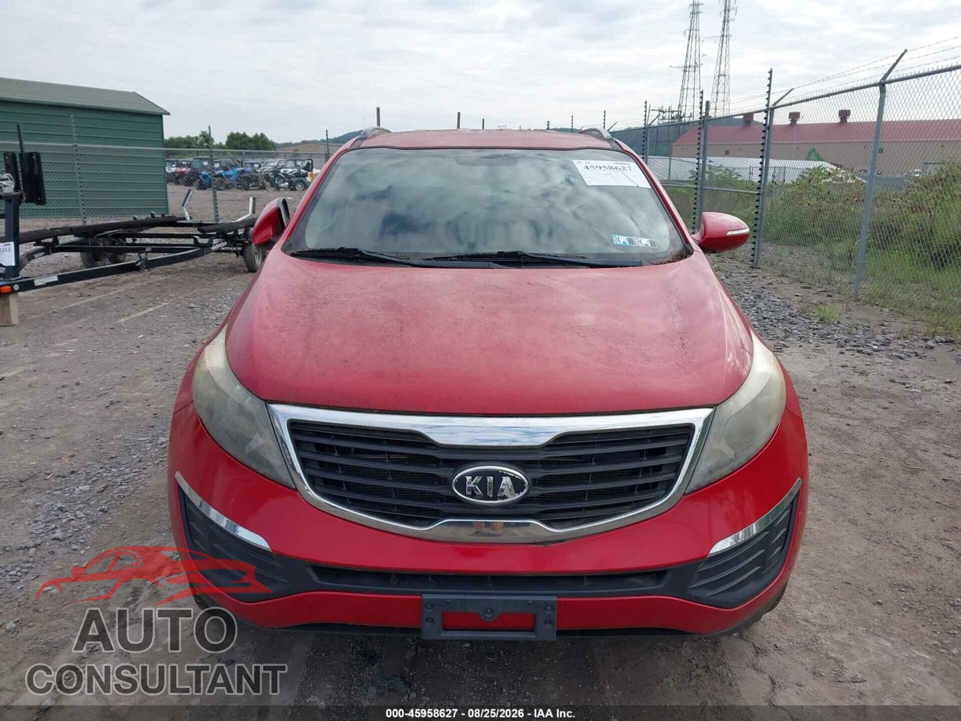KIA SPORTAGE 2012 - KNDPBCA29C7207167