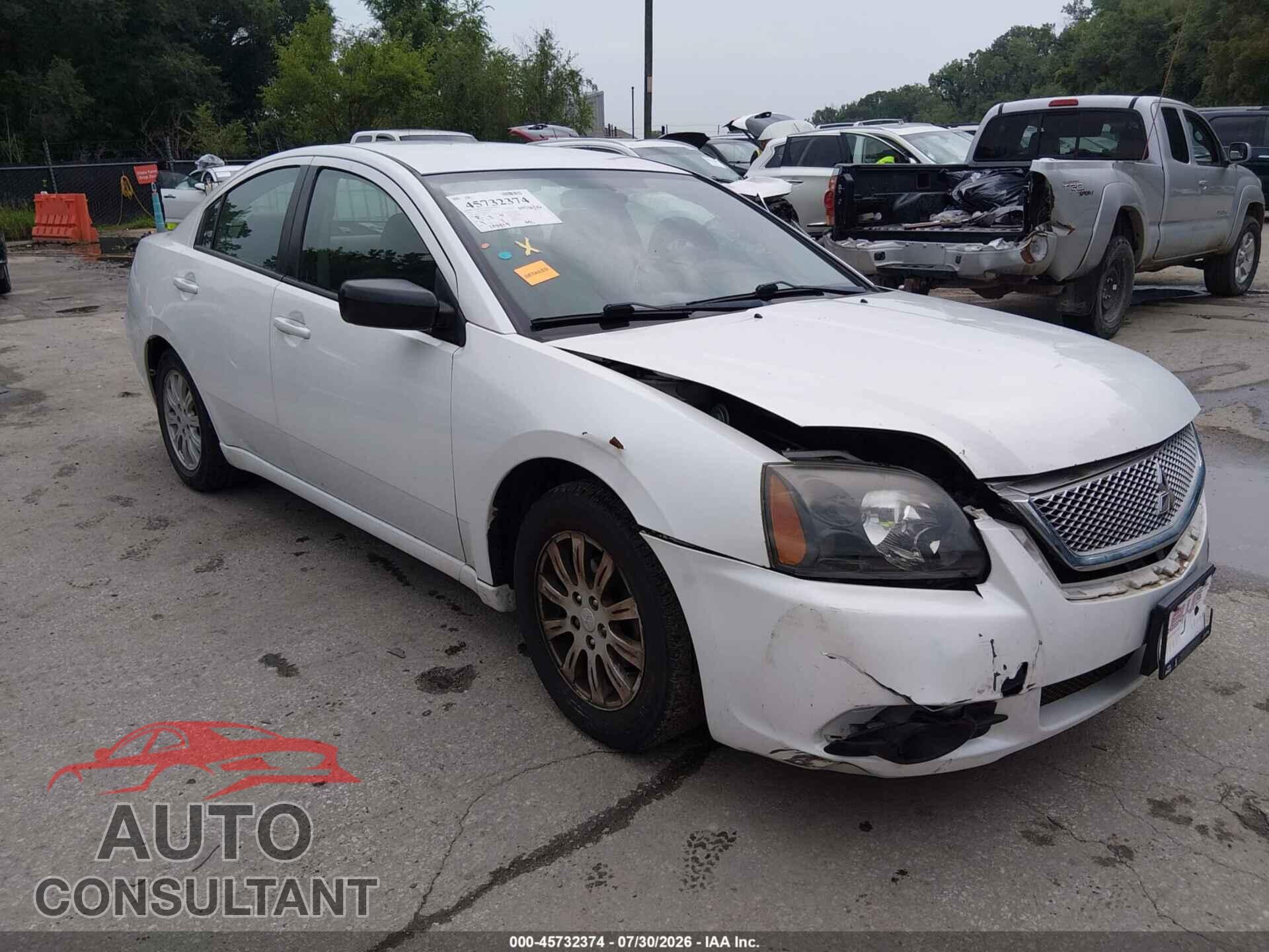 MITSUBISHI GALANT 2011 - 4A32B2FFXBE019717