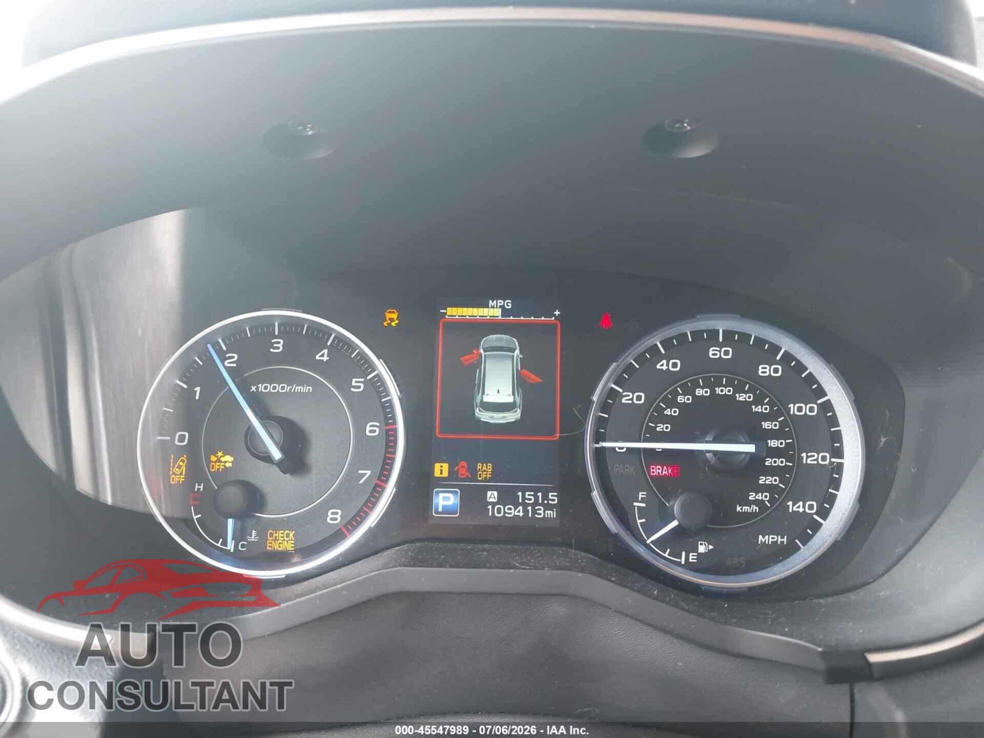 SUBARU ASCENT 2019 - 4S4WMAPD2K3404461