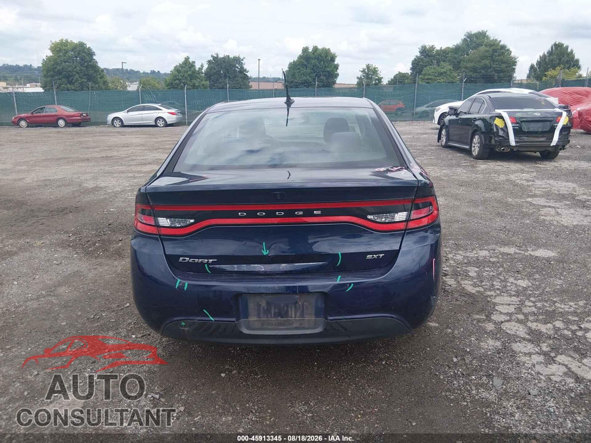 DODGE DART 2015 - 1C3CDFBB2FD404894