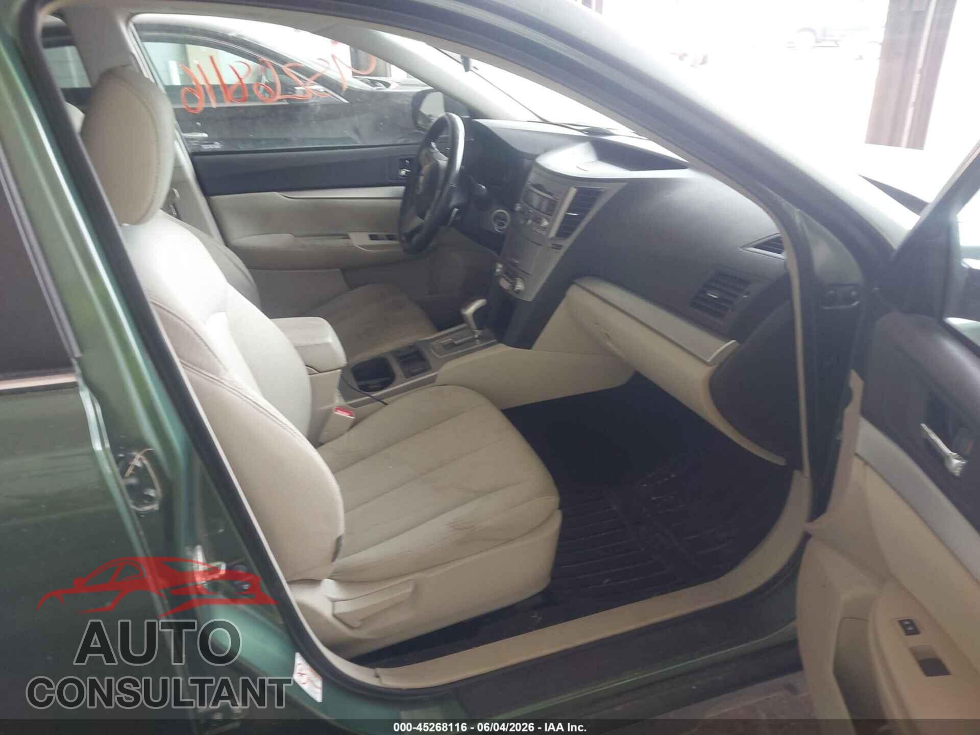 SUBARU OUTBACK 2011 - 4S4BRCCC0B3326948