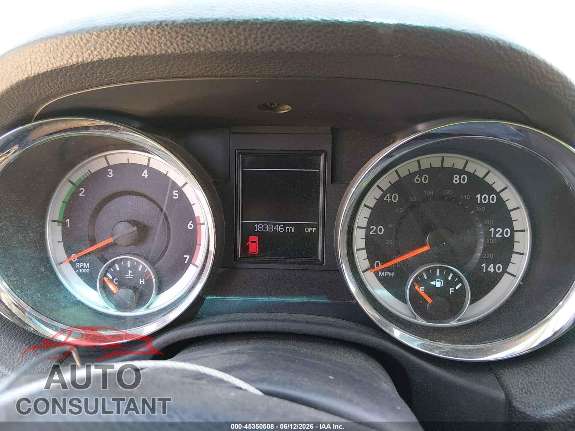 DODGE DURANGO 2011 - 1D4SE5GT8BC695131