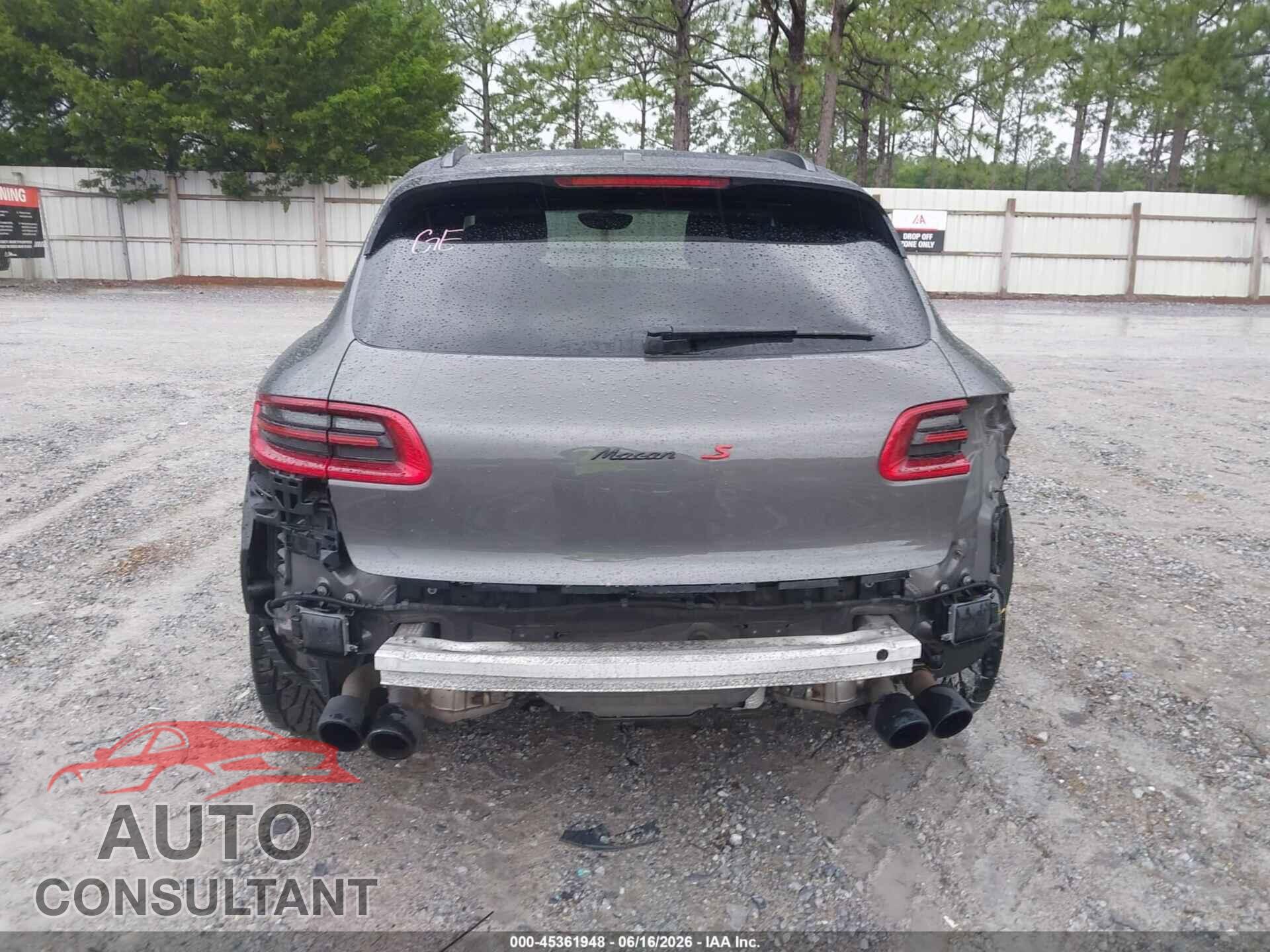 PORSCHE MACAN 2016 - WP1AB2A52GLB58254
