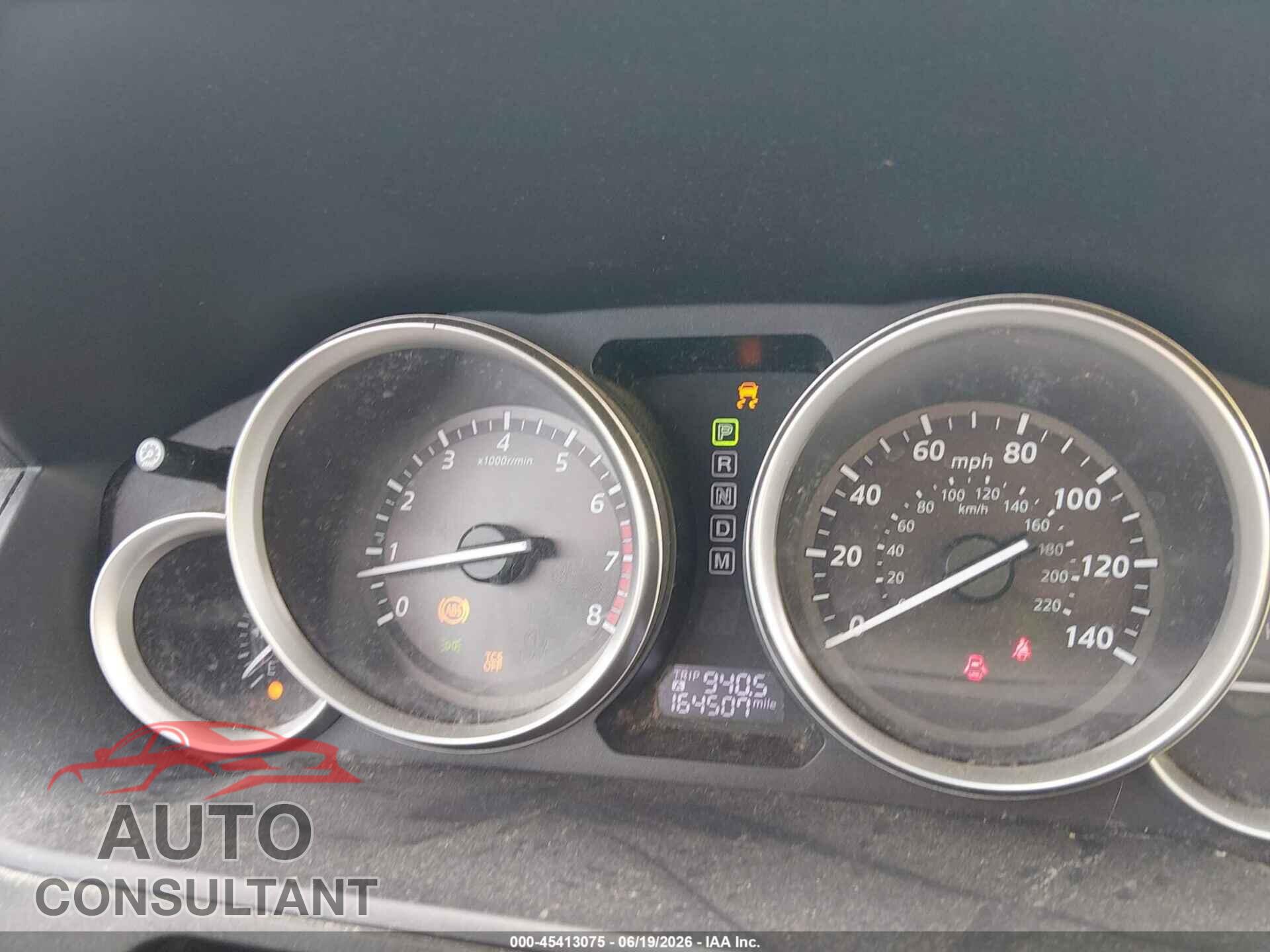 MAZDA CX-9 2013 - JM3TB3DA4D0400944