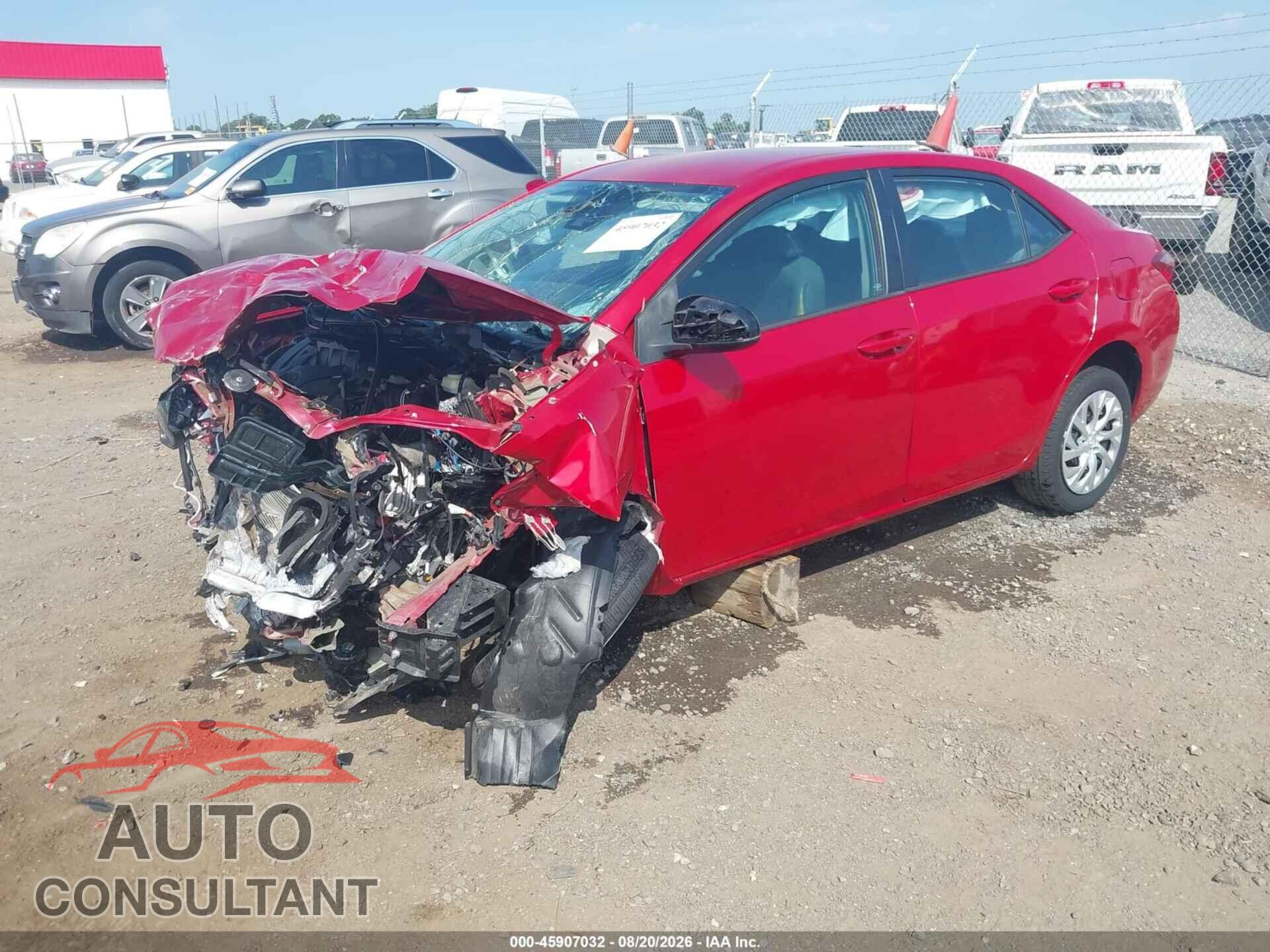 TOYOTA COROLLA 2017 - 5YFBURHE7HP632643
