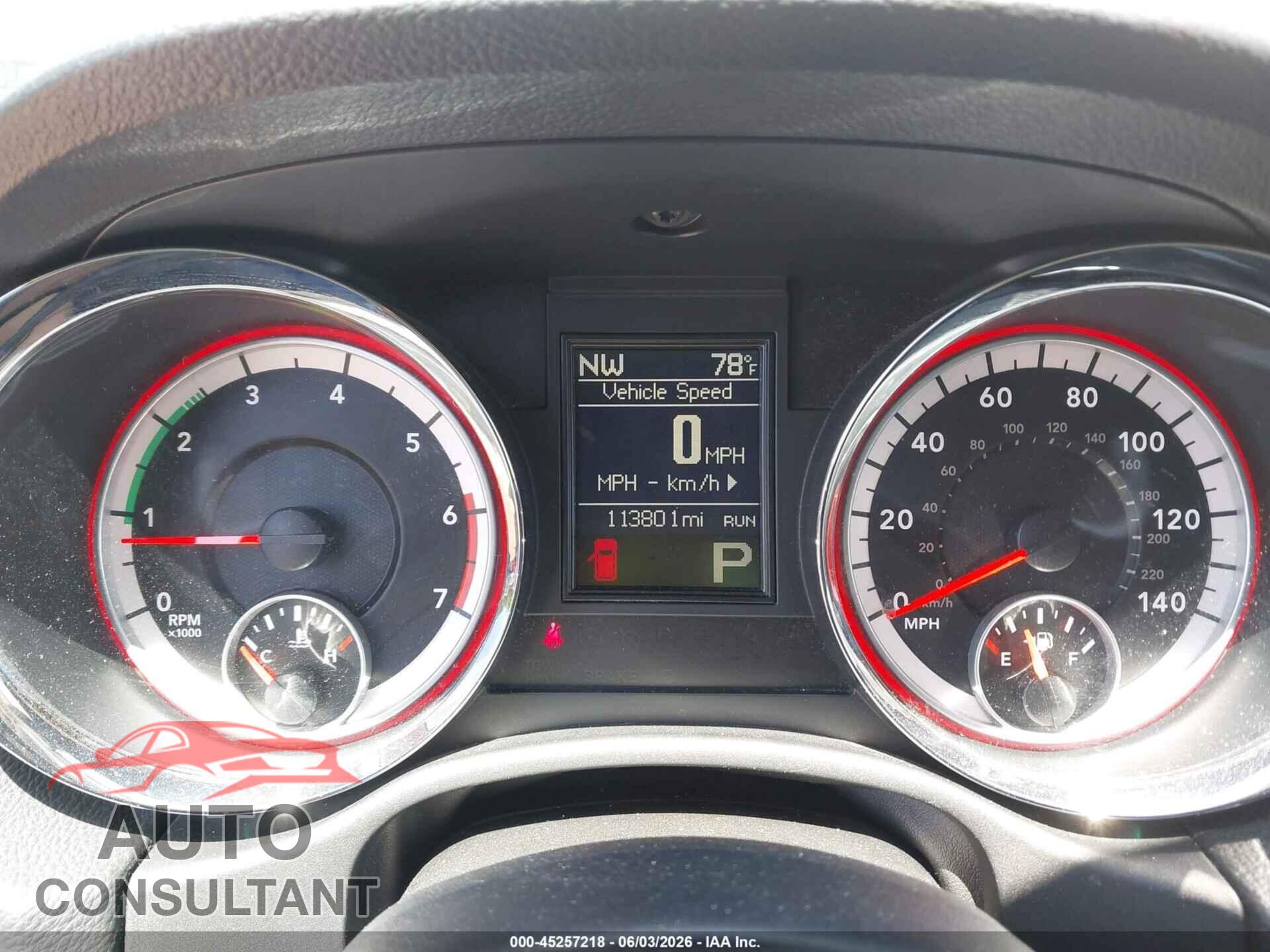 DODGE DURANGO 2013 - 1C4SDJDT0DC658154