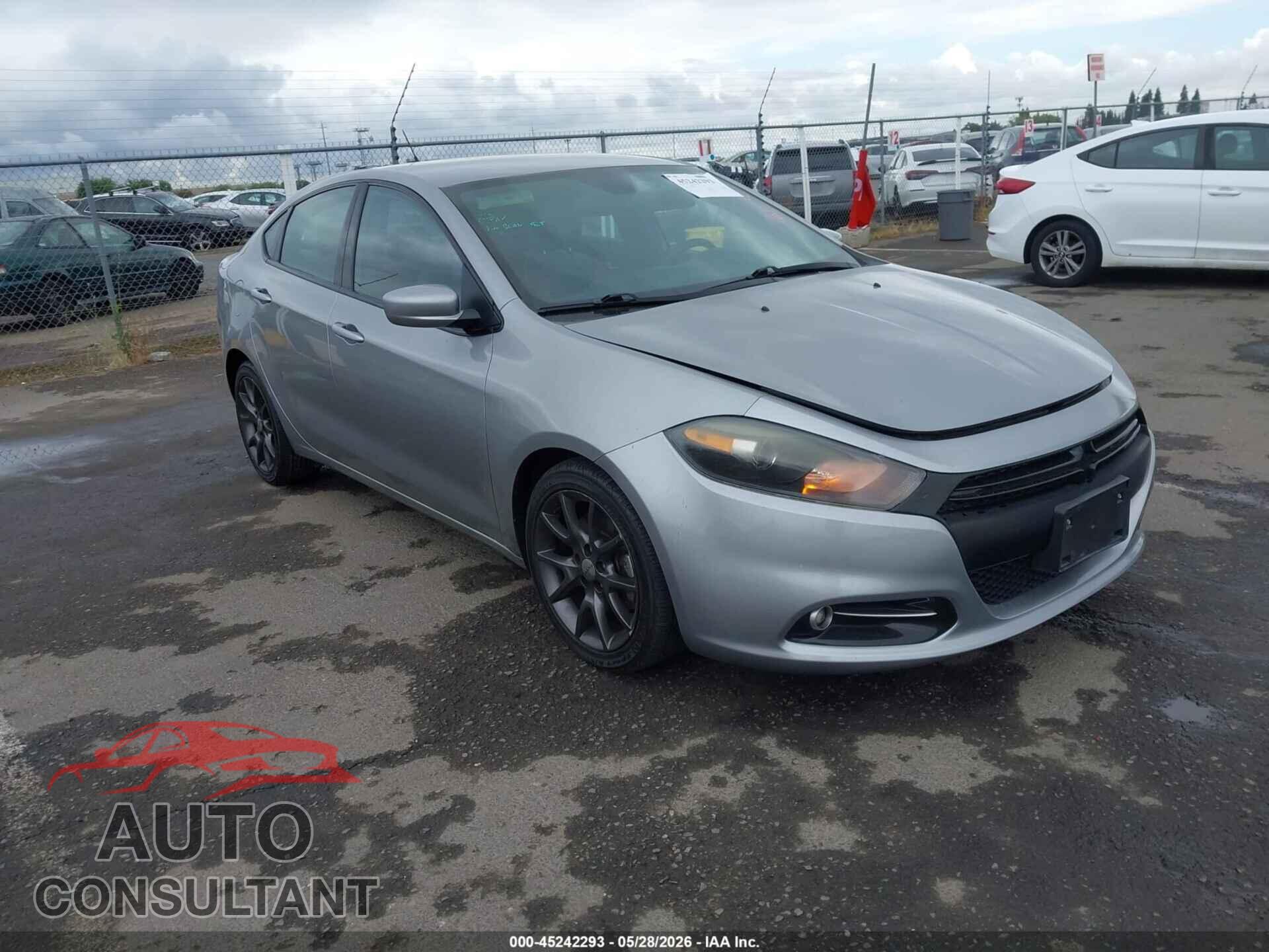 DODGE DART 2015 - 1C3CDFBBXFD330835