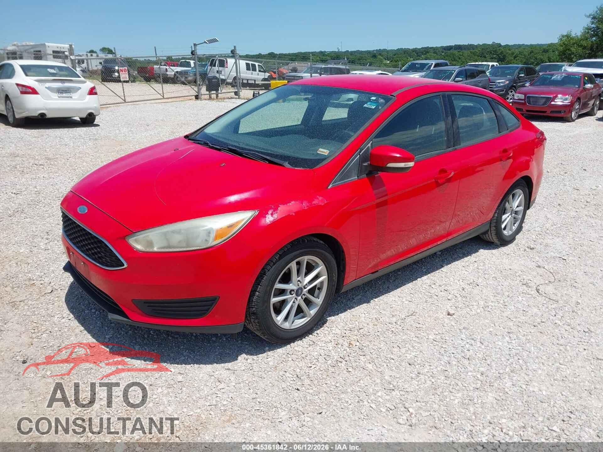 FORD FOCUS 2015 - 1FADP3F24FL206846