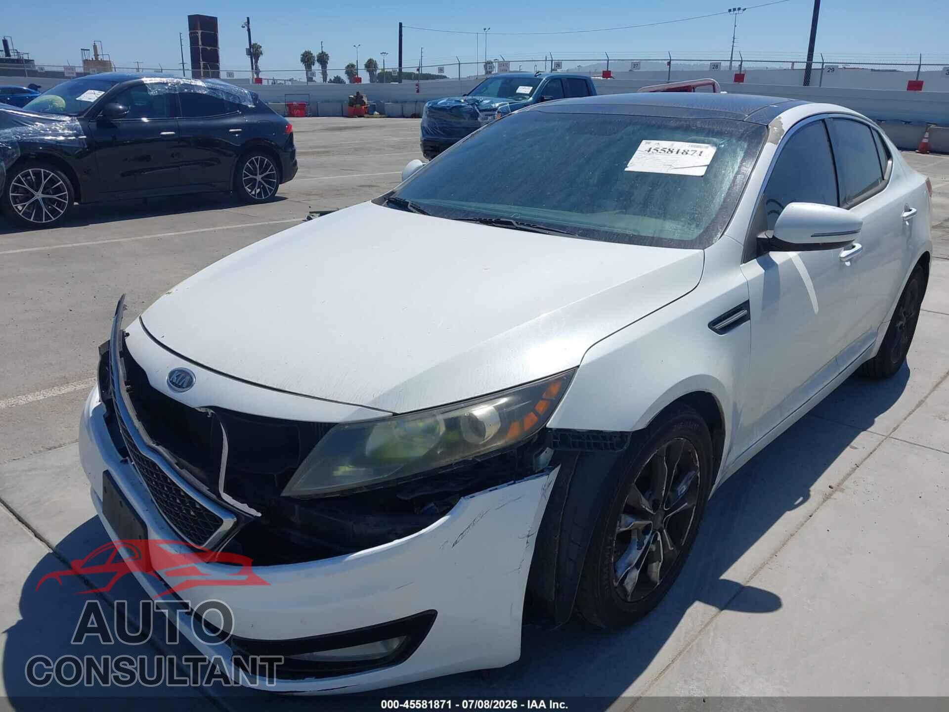 KIA OPTIMA 2012 - 5XXGN4A65CG076214