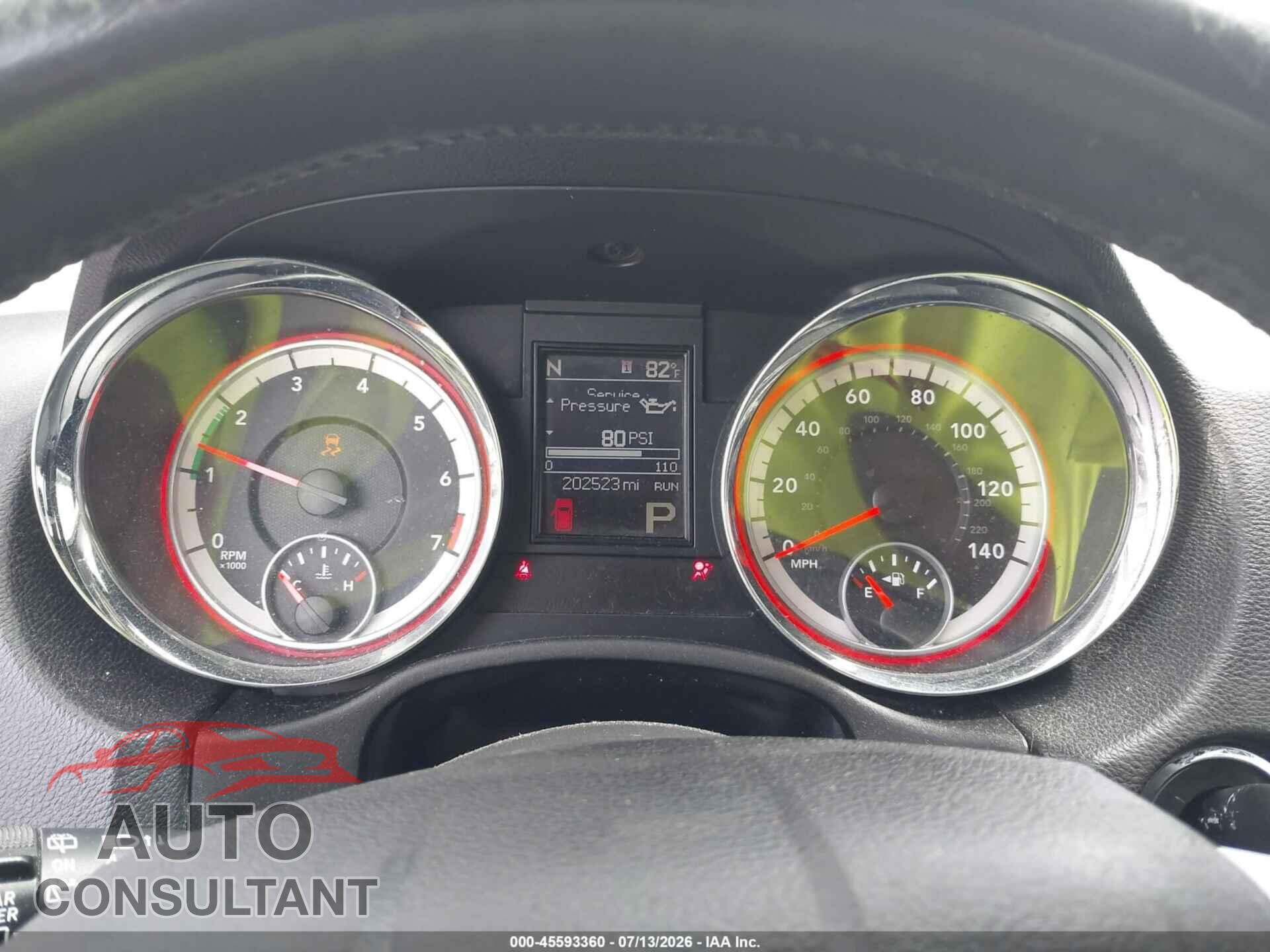 DODGE DURANGO 2013 - 1C4RDHDG1DC663986