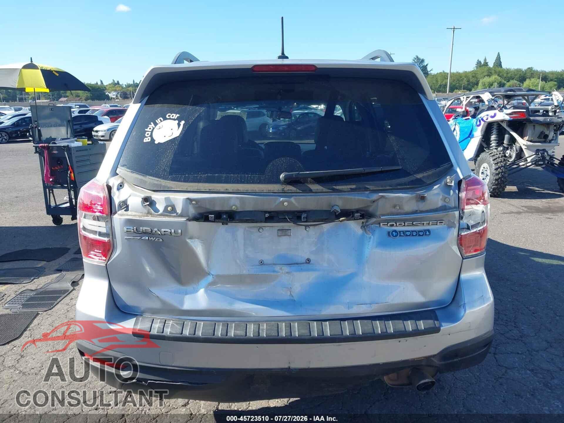 SUBARU FORESTER 2014 - JF2SJAJC2EH503561