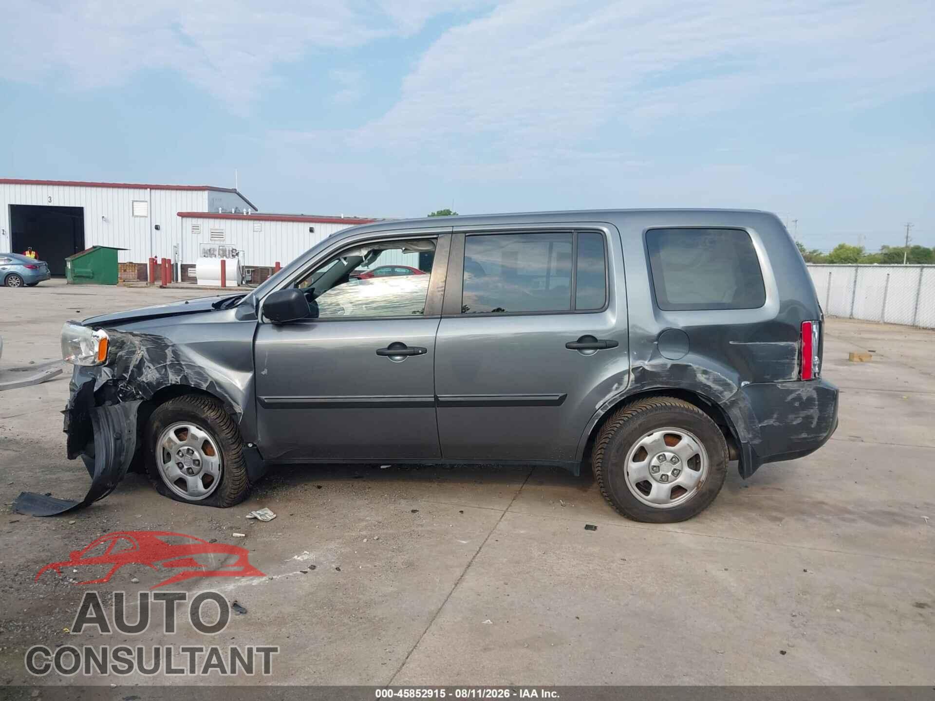 HONDA PILOT 2013 - 5FNYF3H21DB031032