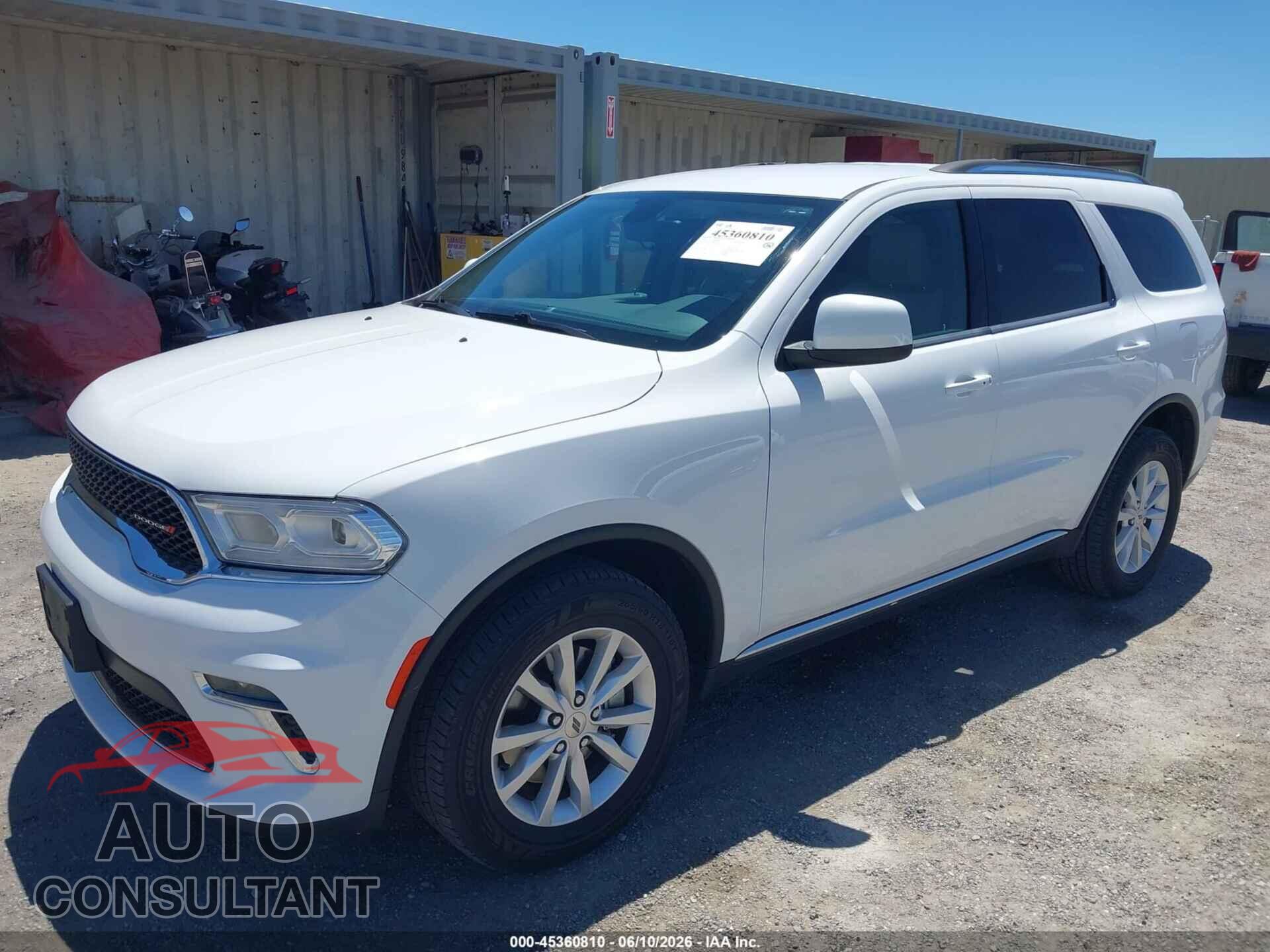 DODGE DURANGO 2021 - 1C4RDJAG0MC544421