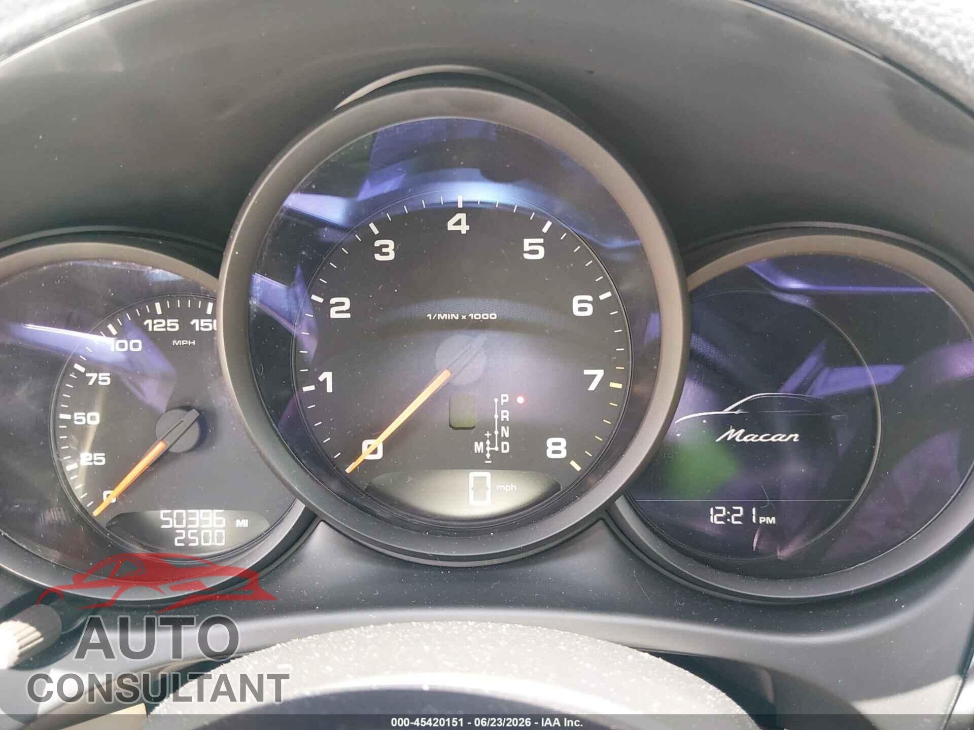 PORSCHE MACAN 2021 - WP1AA2A57MLB12188
