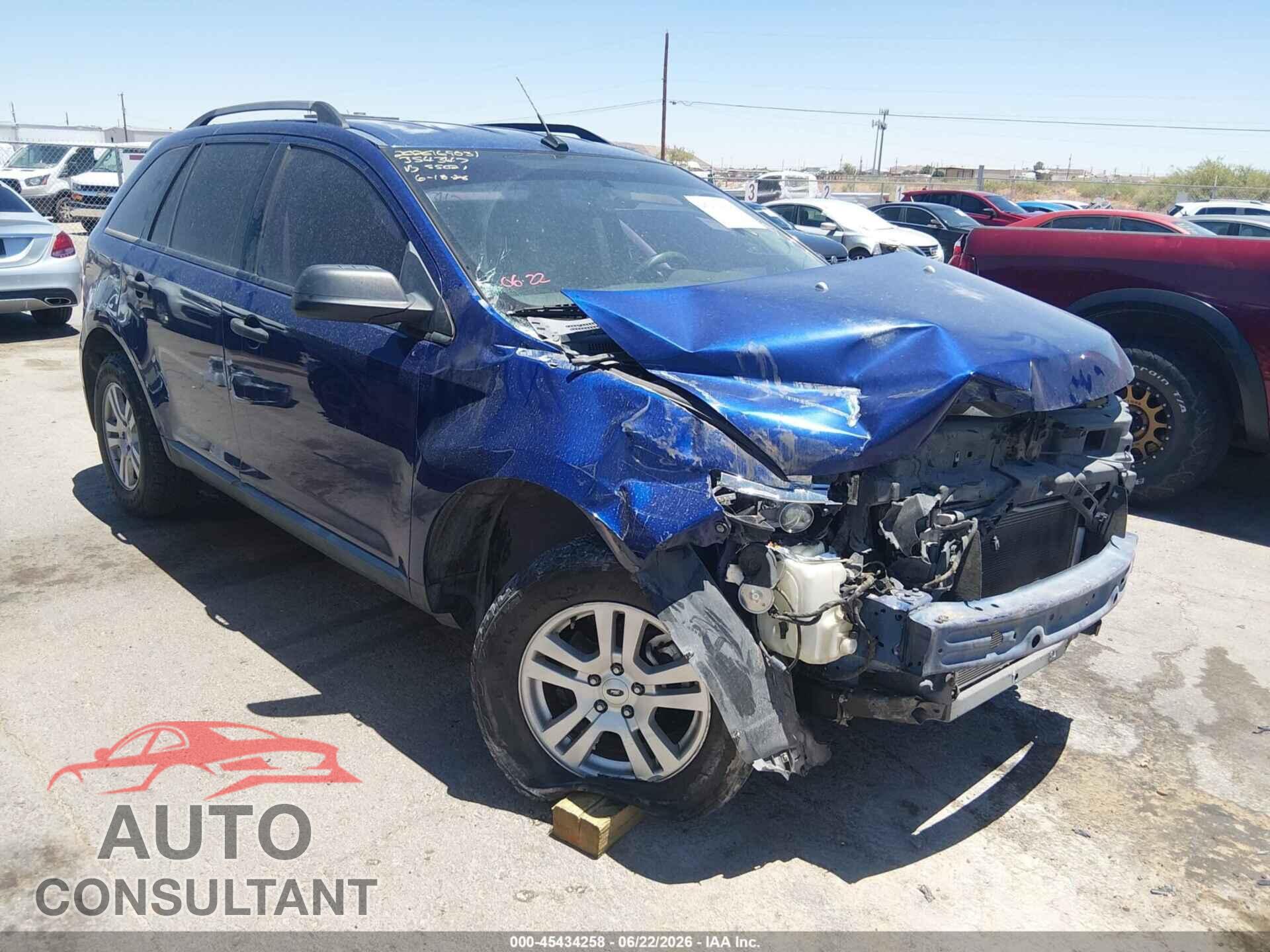 FORD EDGE 2013 - 2FMDK3GC0DBA58347