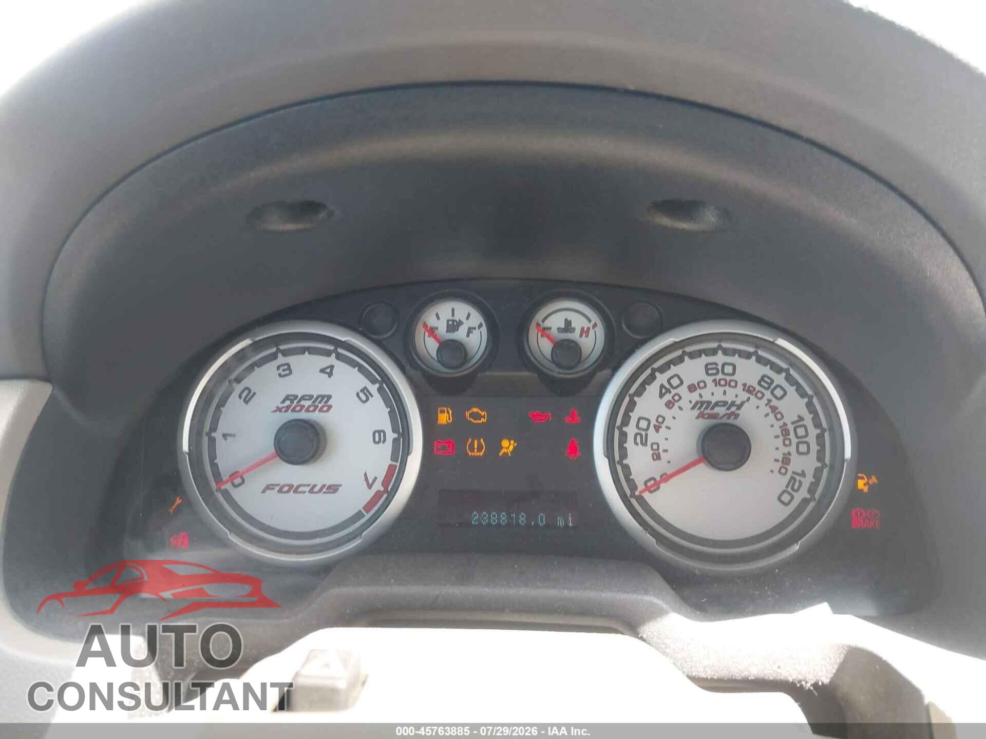 FORD FOCUS 2009 - 1FAHP35N89W103736