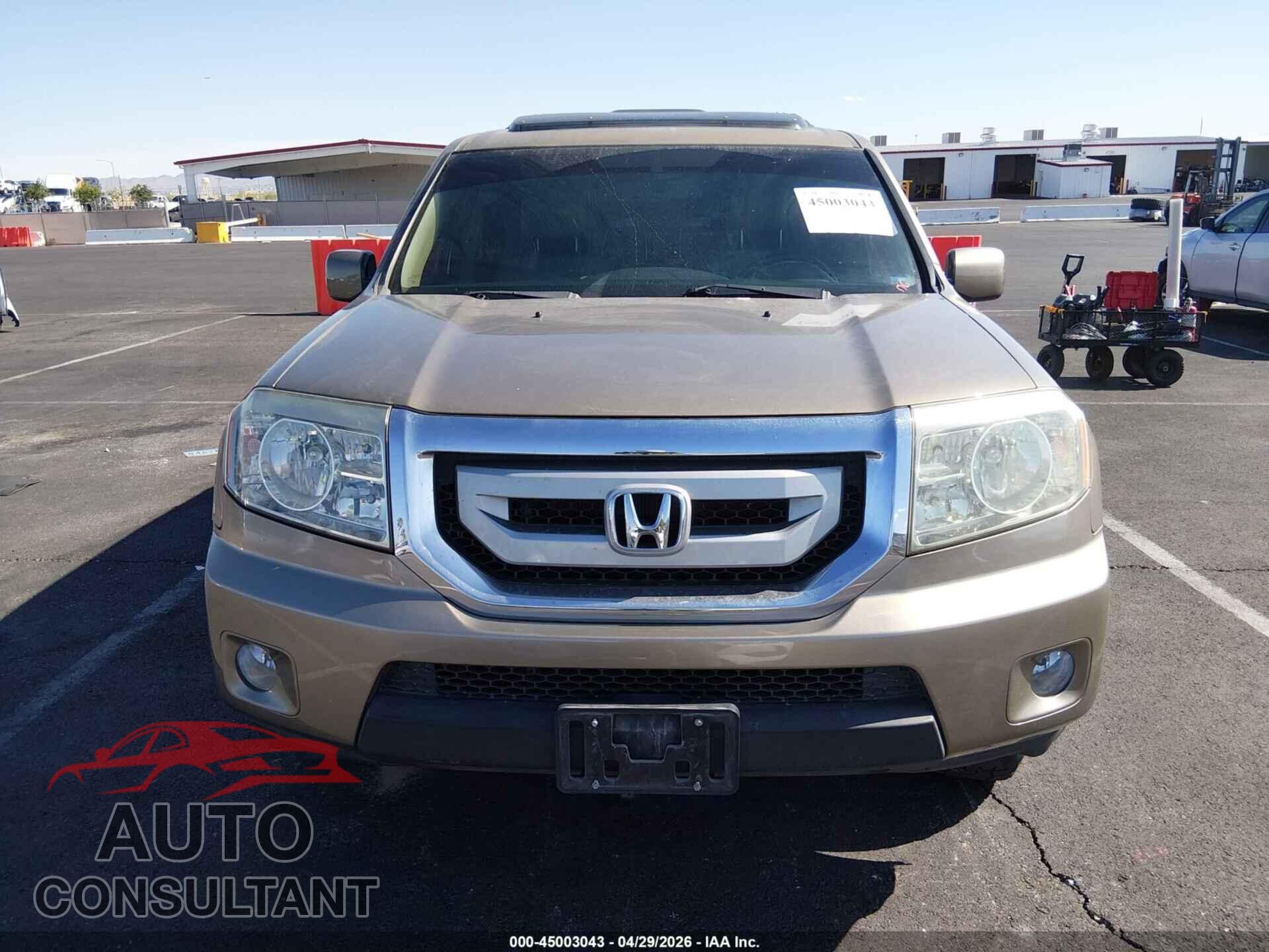 HONDA PILOT 2011 - 5FNYF3H57BB033164