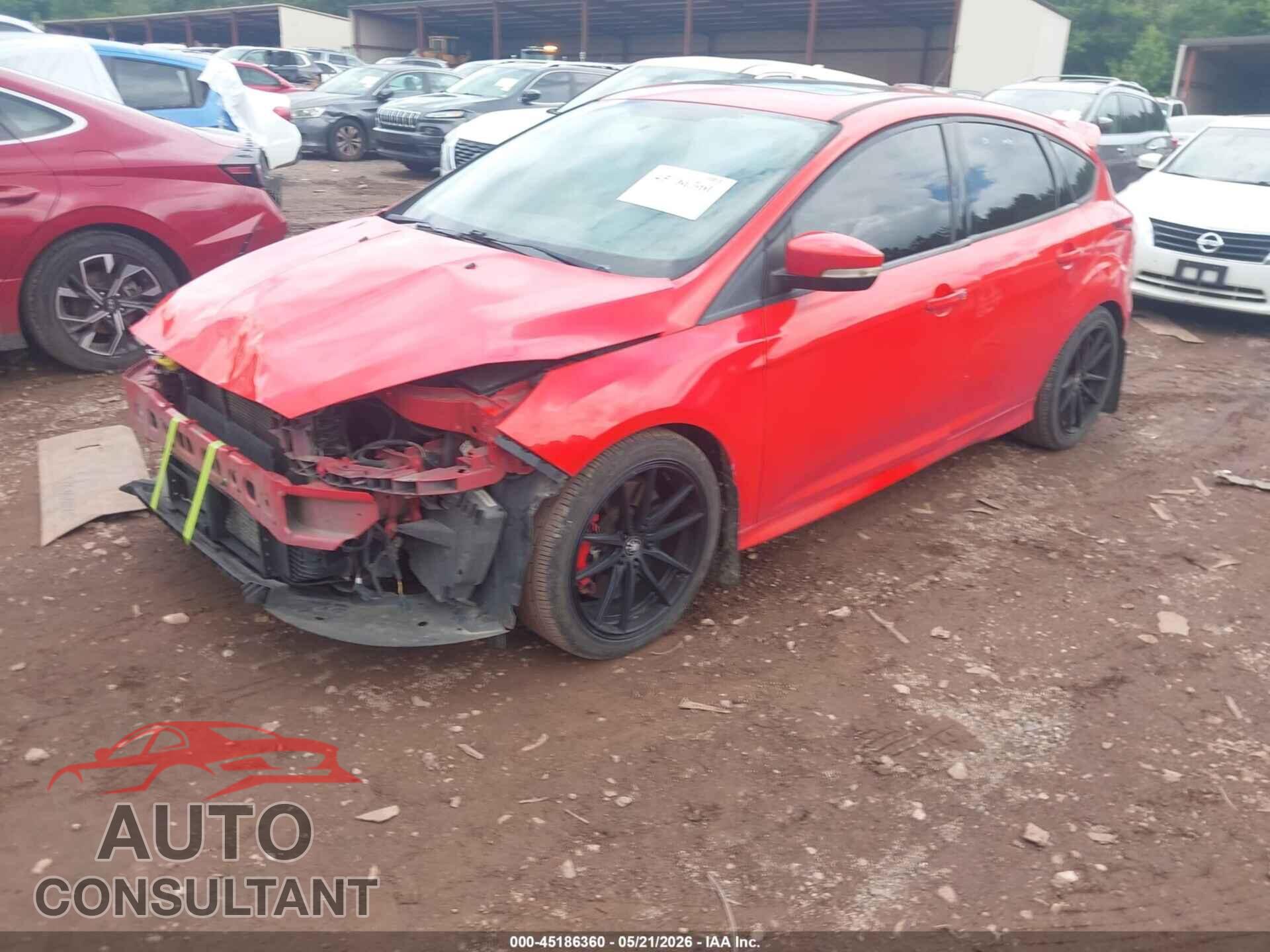 FORD FOCUS ST 2017 - 1FADP3L95HL334033